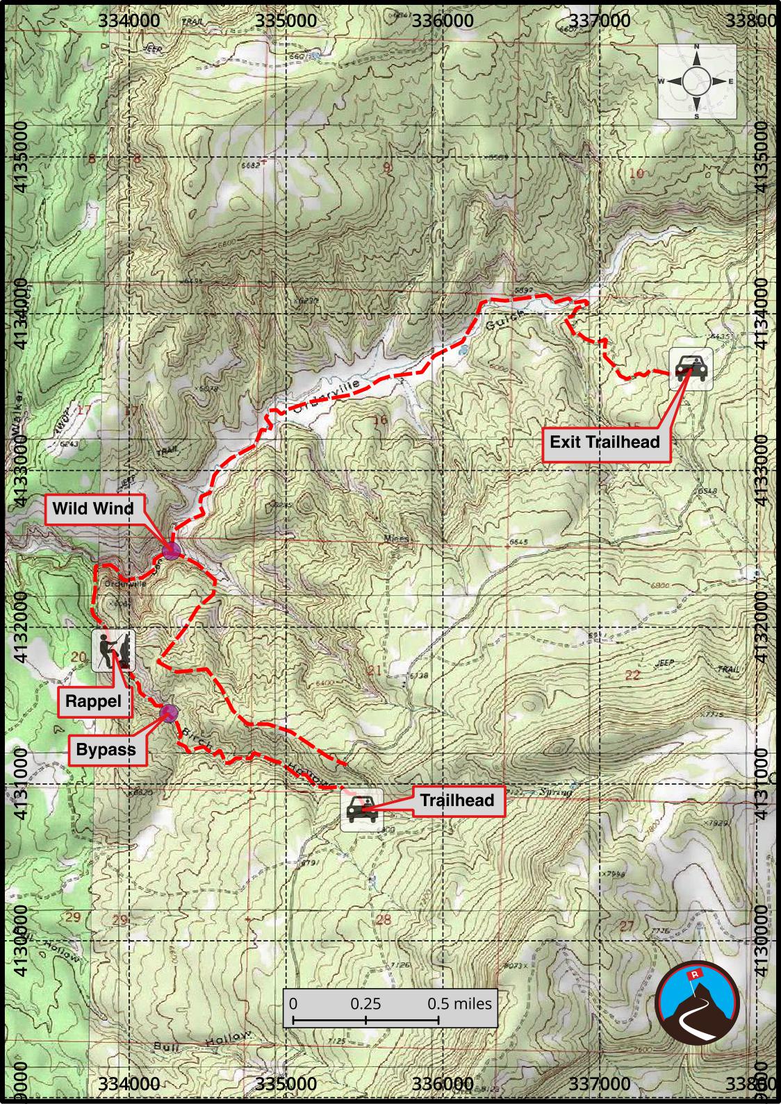 Canyoneering Birch Hollow Zion East Side Road Trip Ryan