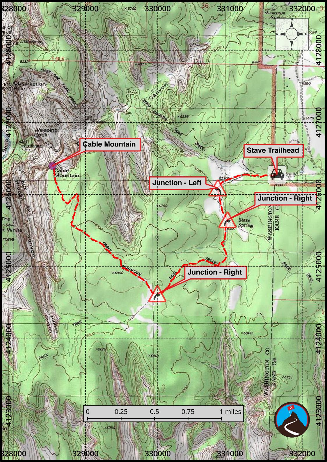 Hiking Cable Mountain Zion East Side Road Trip Ryan
