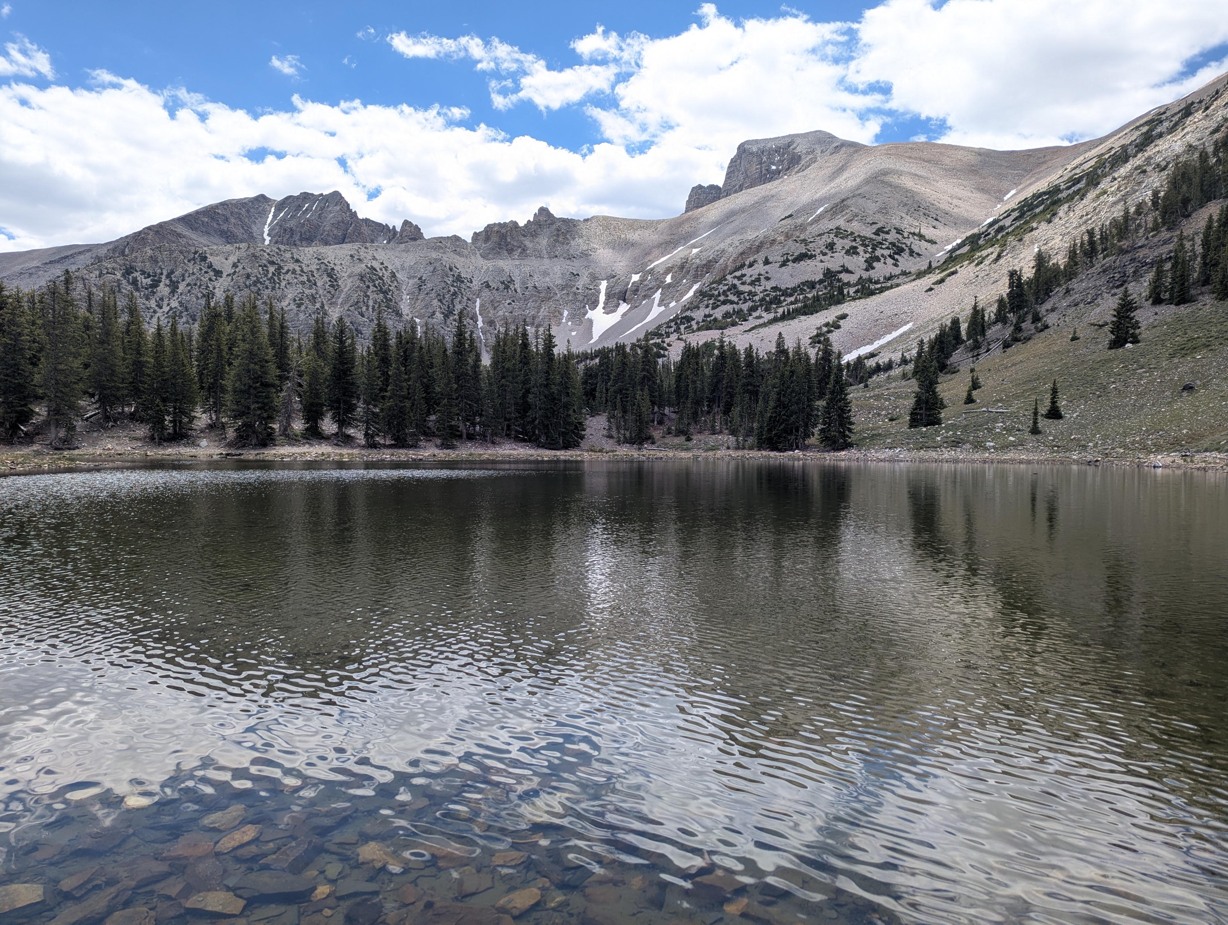 Stella Lake and Wheeler Peak in the background