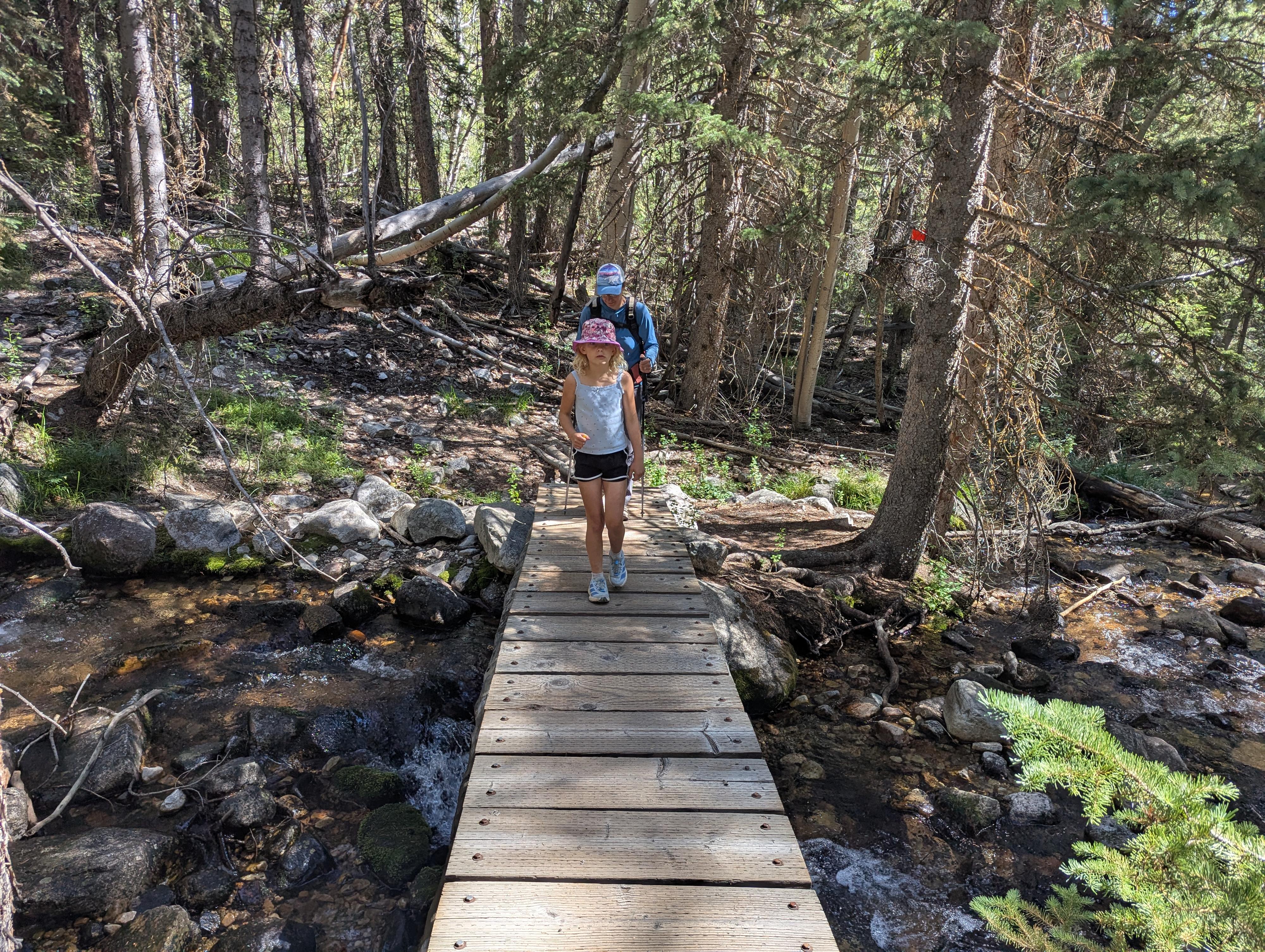 The bridge over Baker Creek