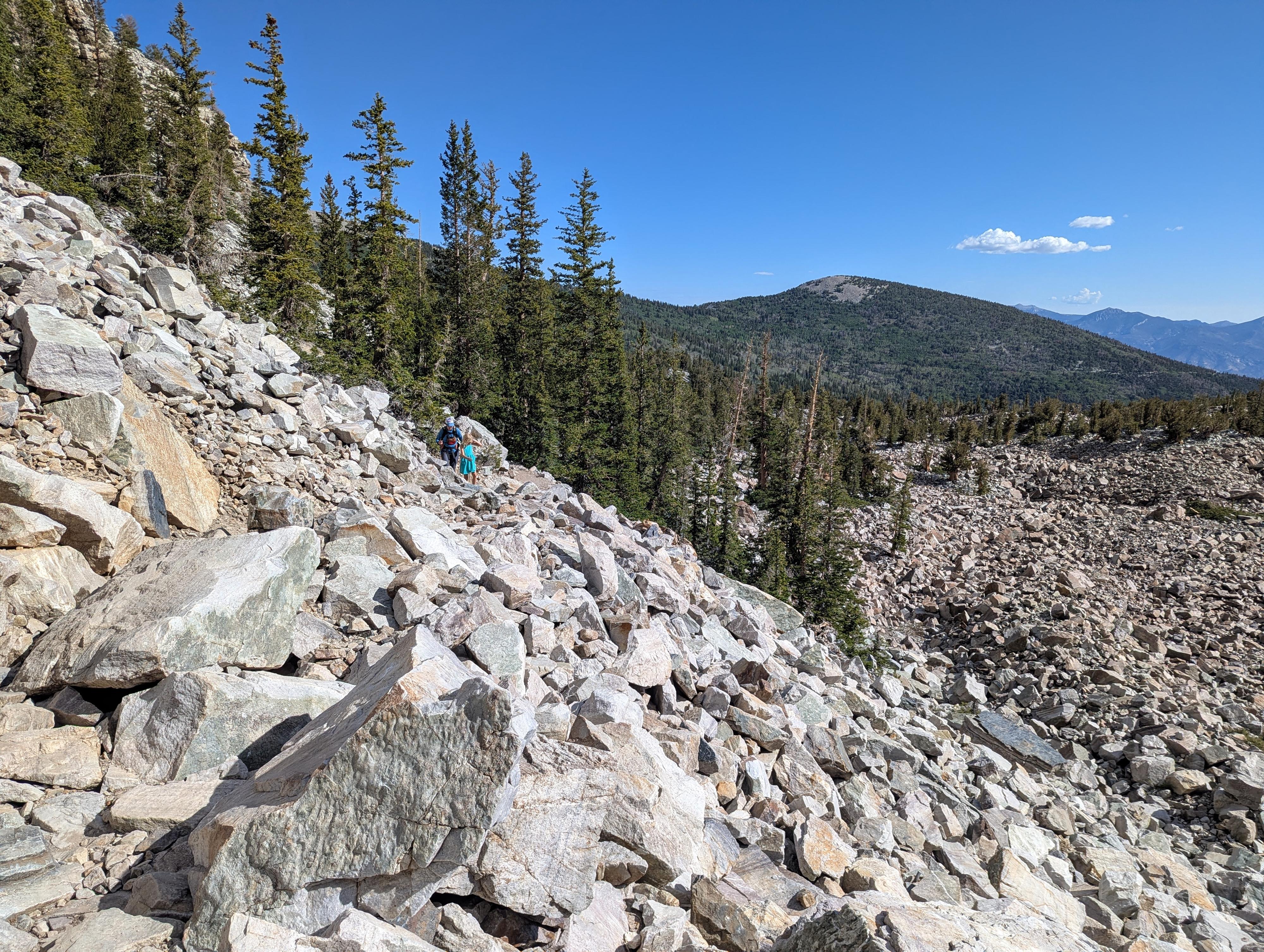 The rocky Glacier Trail