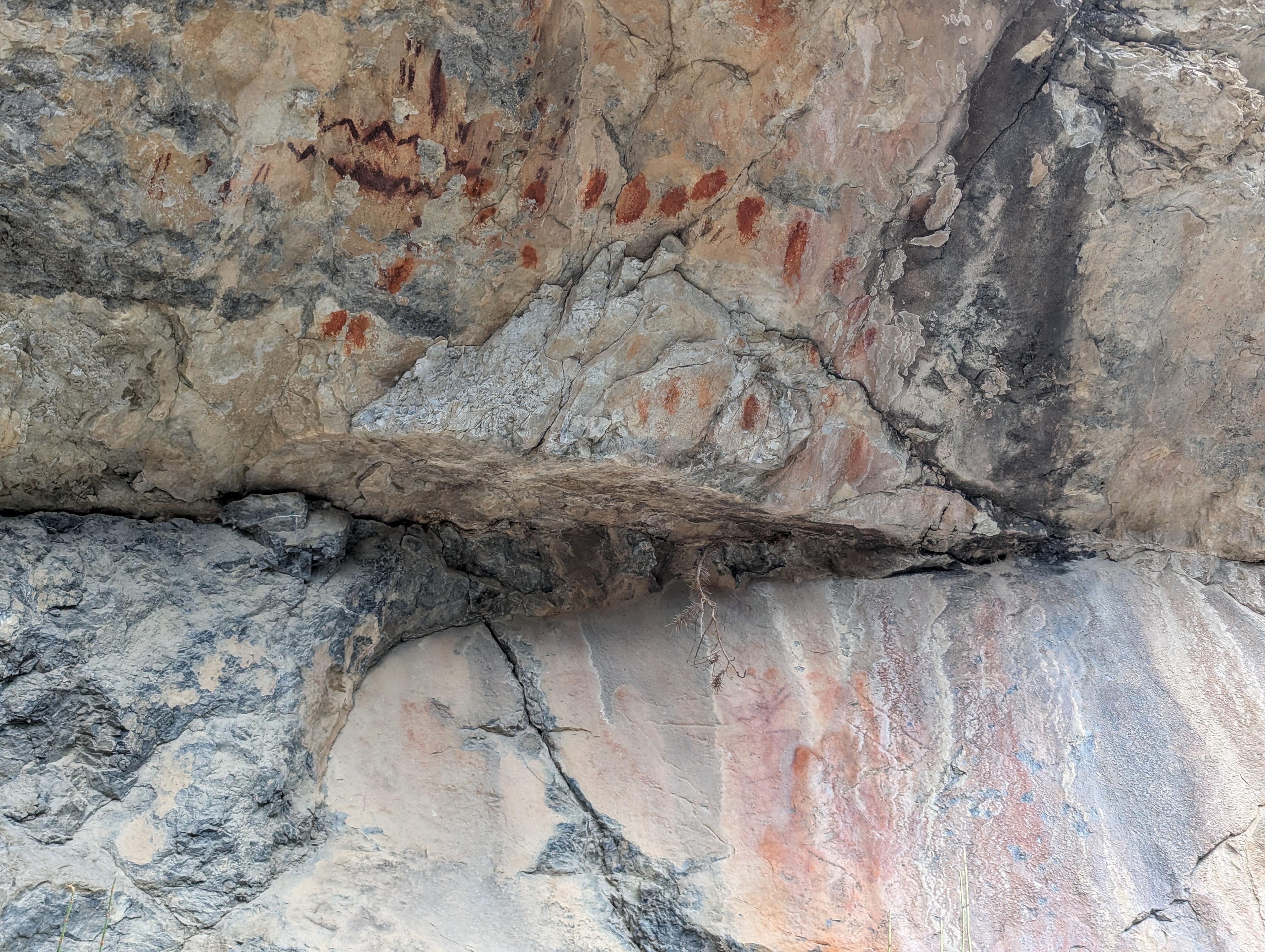 Upper Pictograph Cave Rock Art
