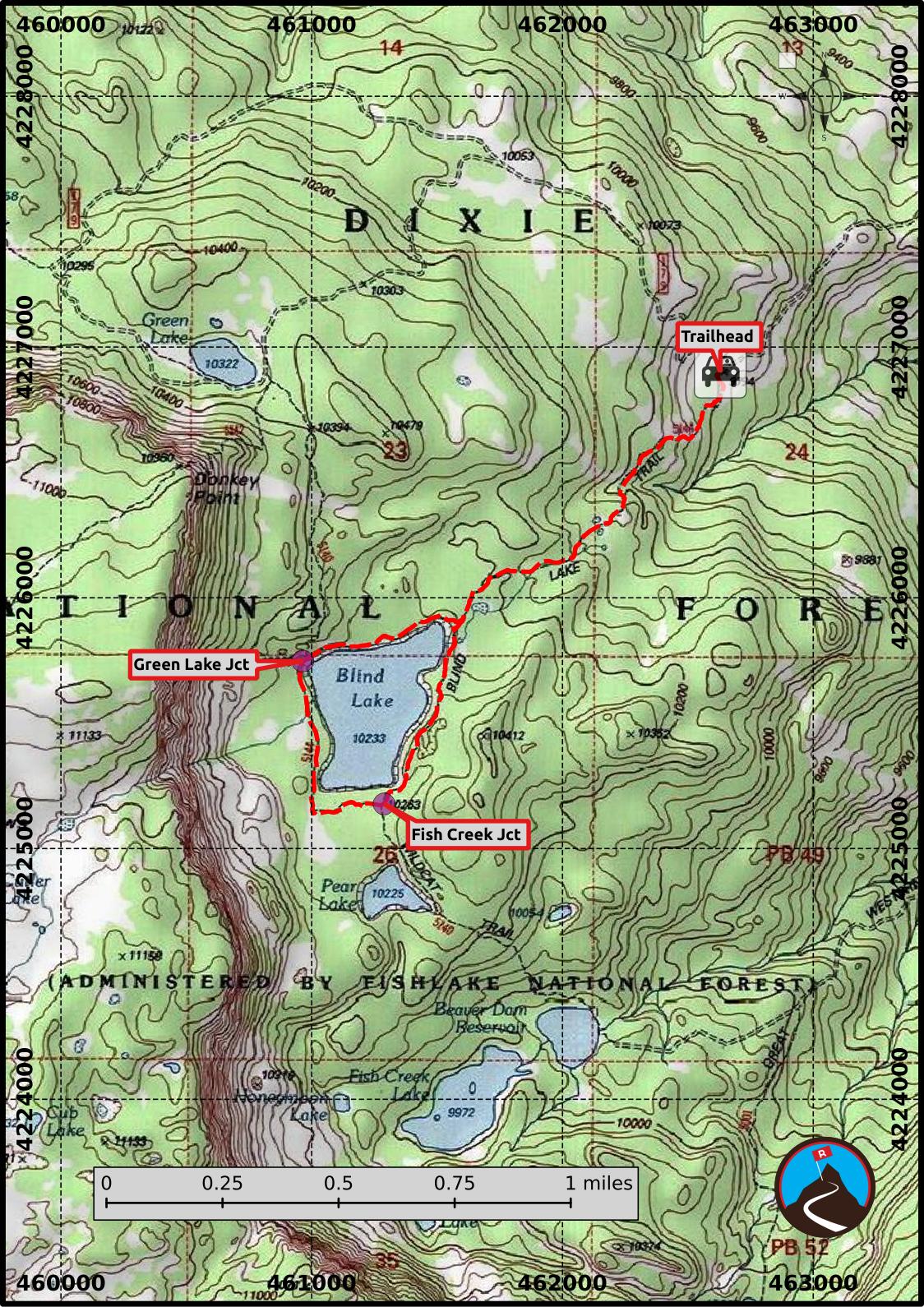 Hiking Blind Lake Boulder Mountain Road Trip Ryan