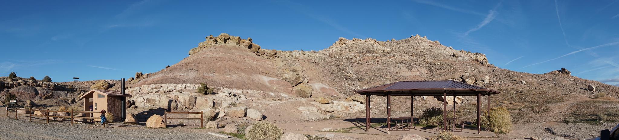 Dinosaur Hill from the trailhead.