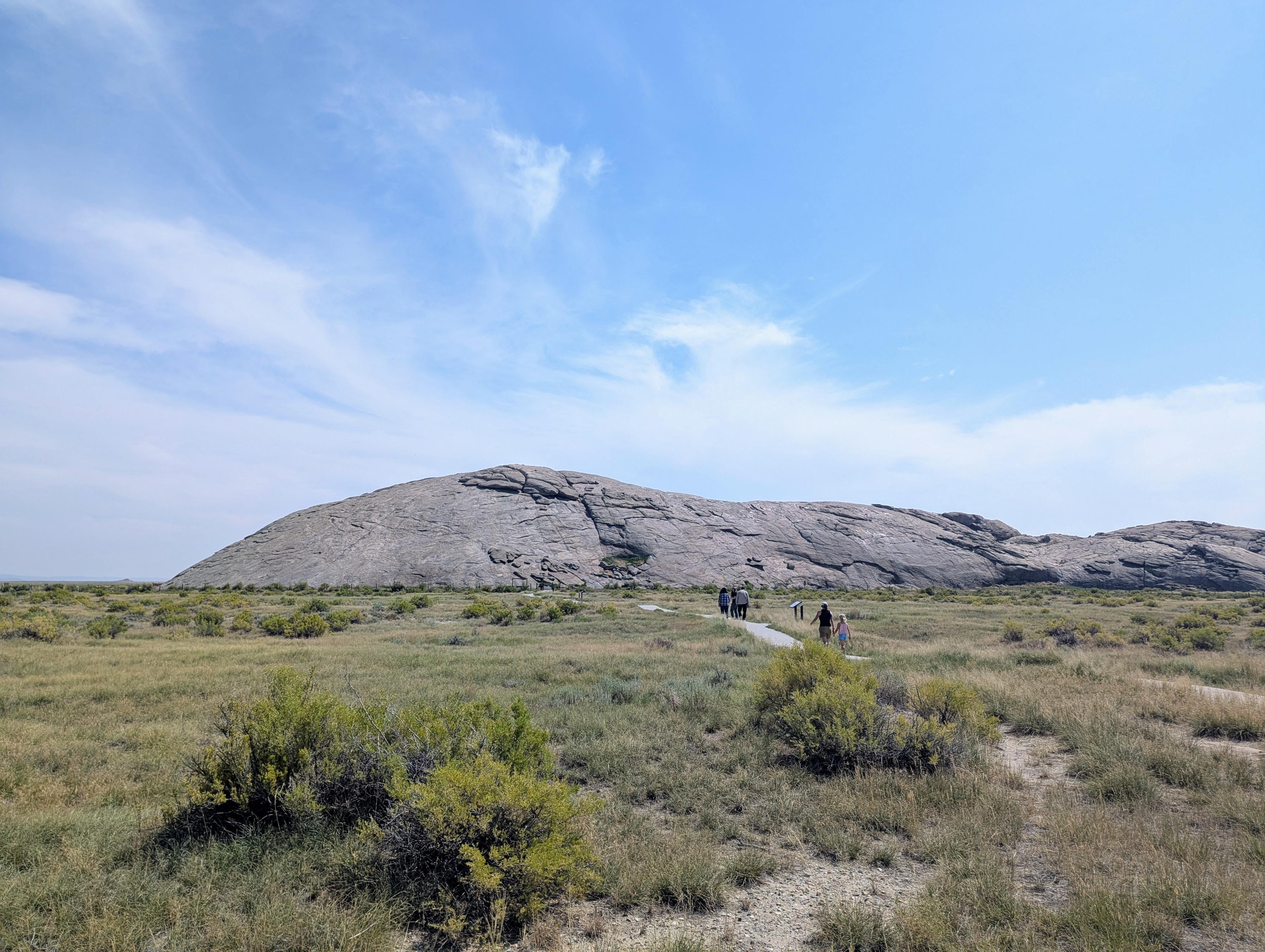 Independence Rock from near the parking area. 