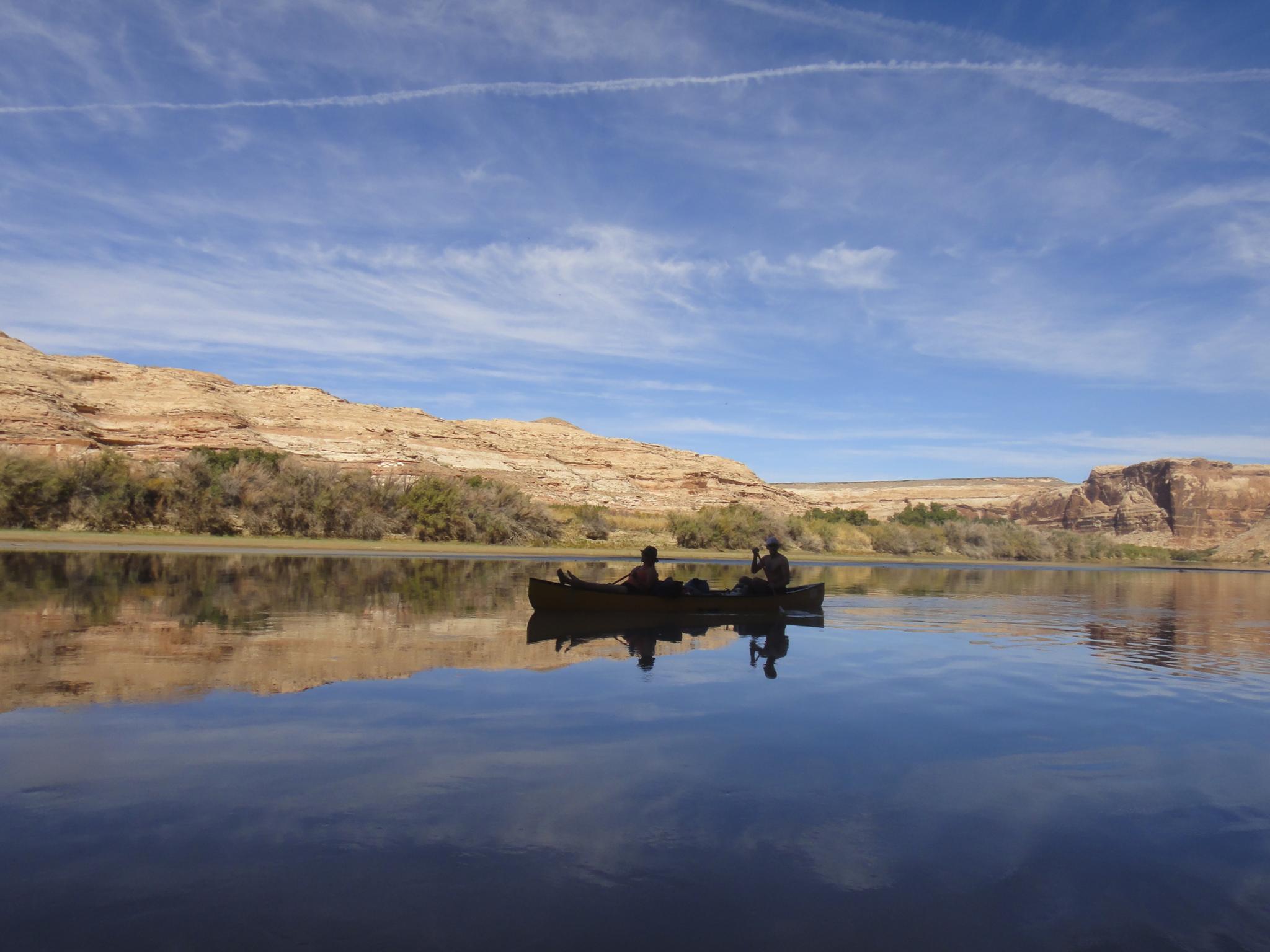 Typical Blue Bird day on the river. 