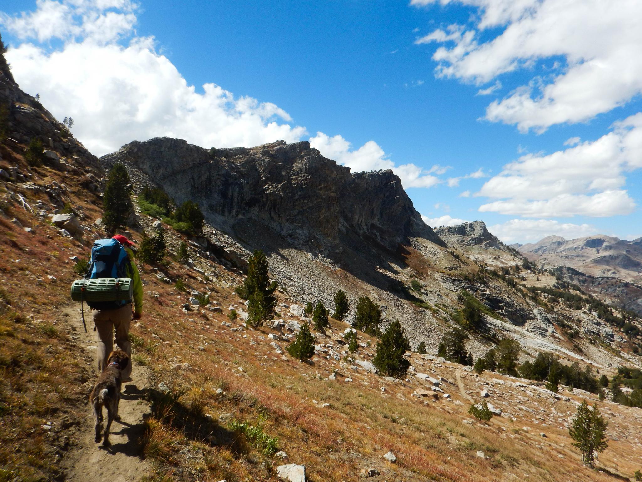 Head down toward Farve Lake Jct. - Ruby Crest Trail - Elko Nevada ...