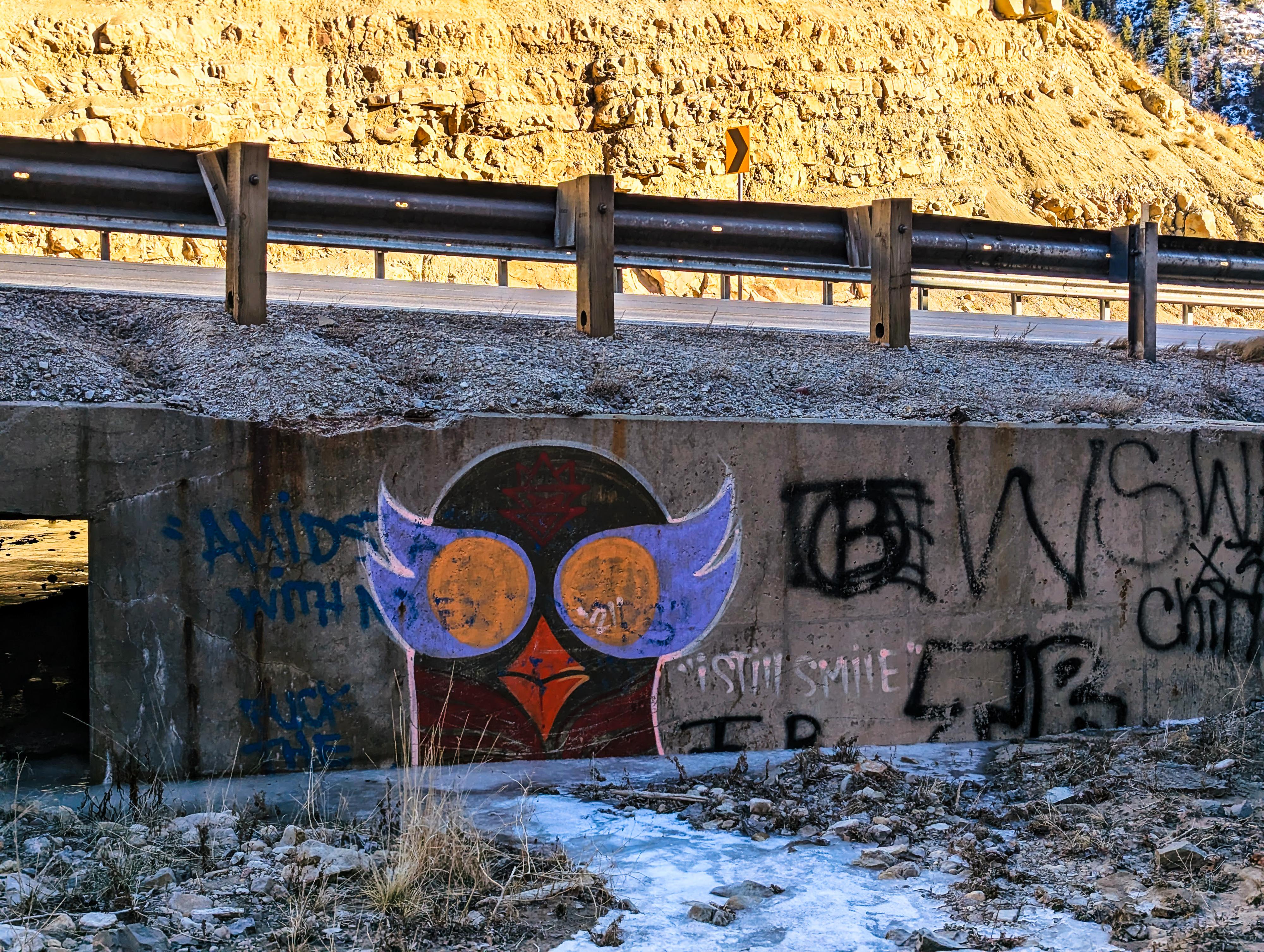 The creature that watches over the falls....