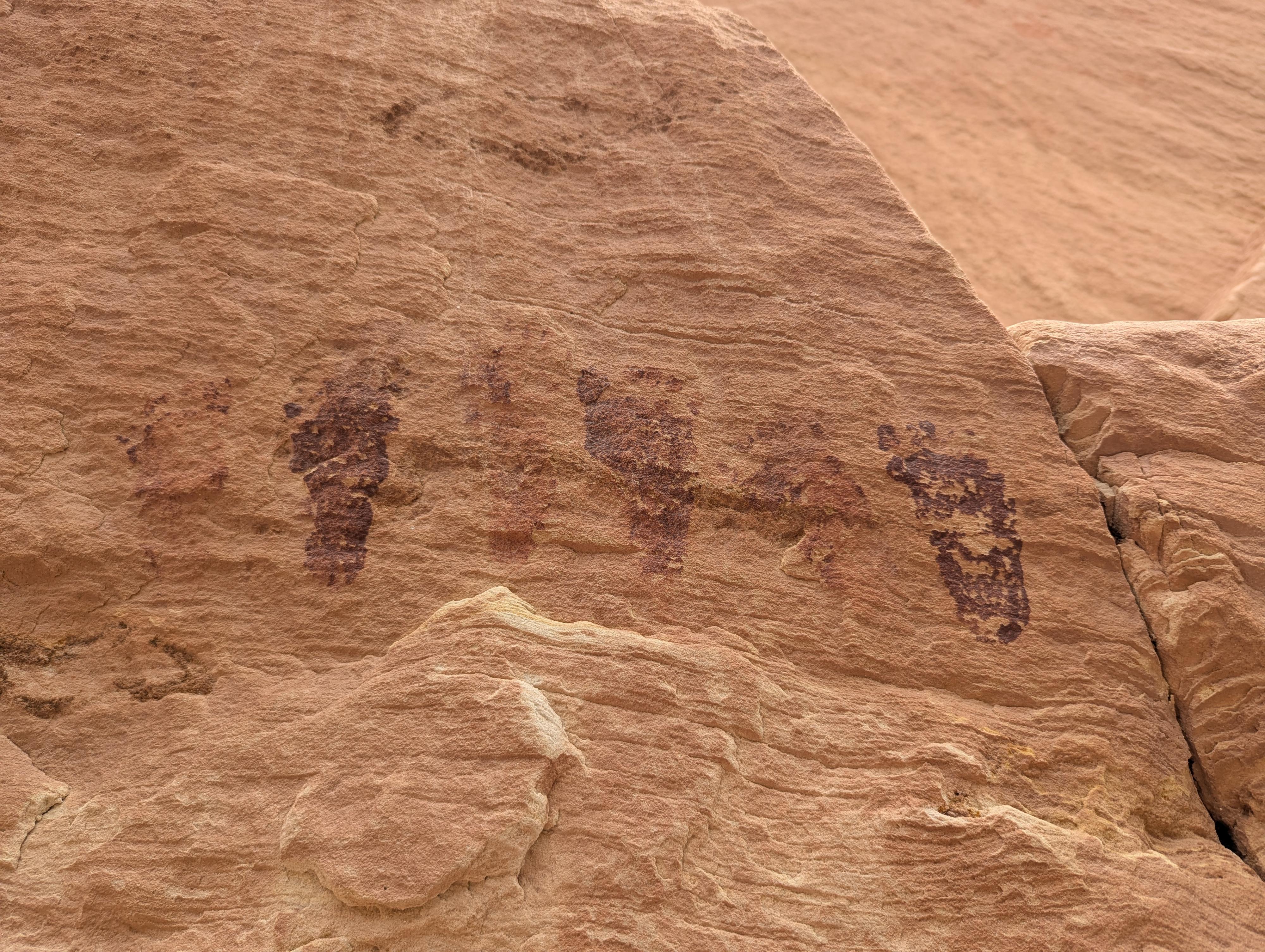 The children's foot print pictograph - stunning!