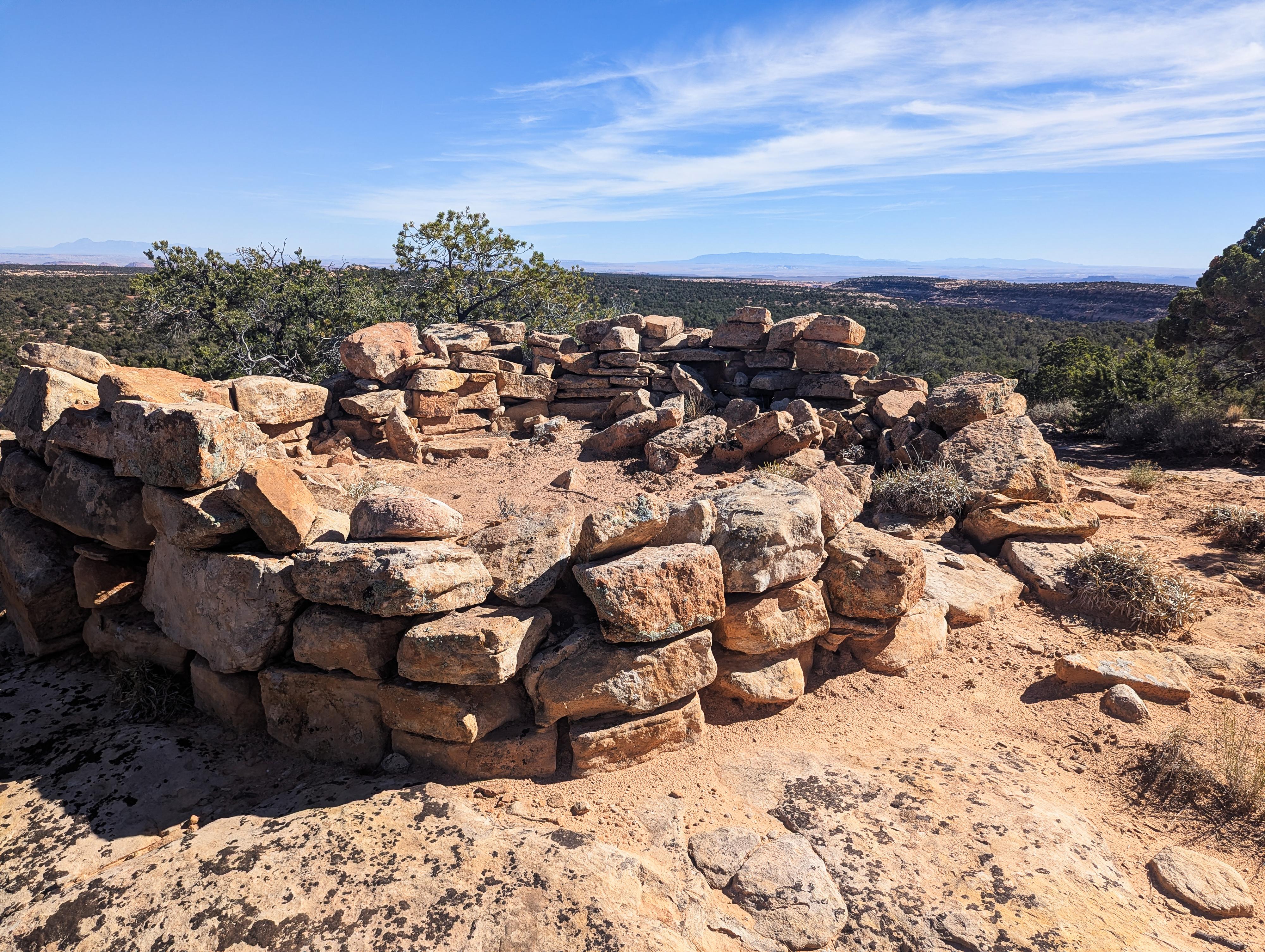 Part of the structures on top/