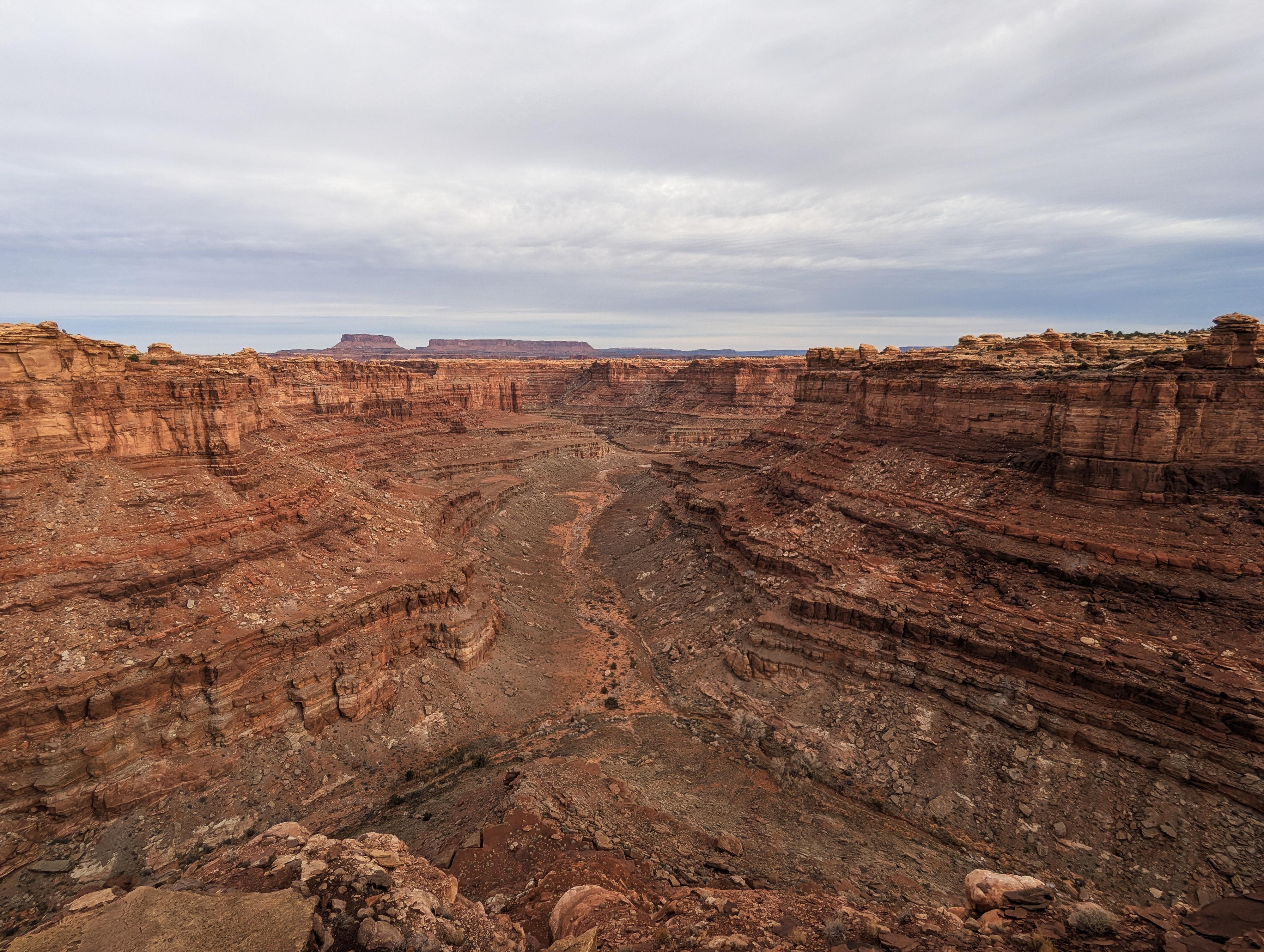 Optional viewpoint. Big and Little Spring Canyons