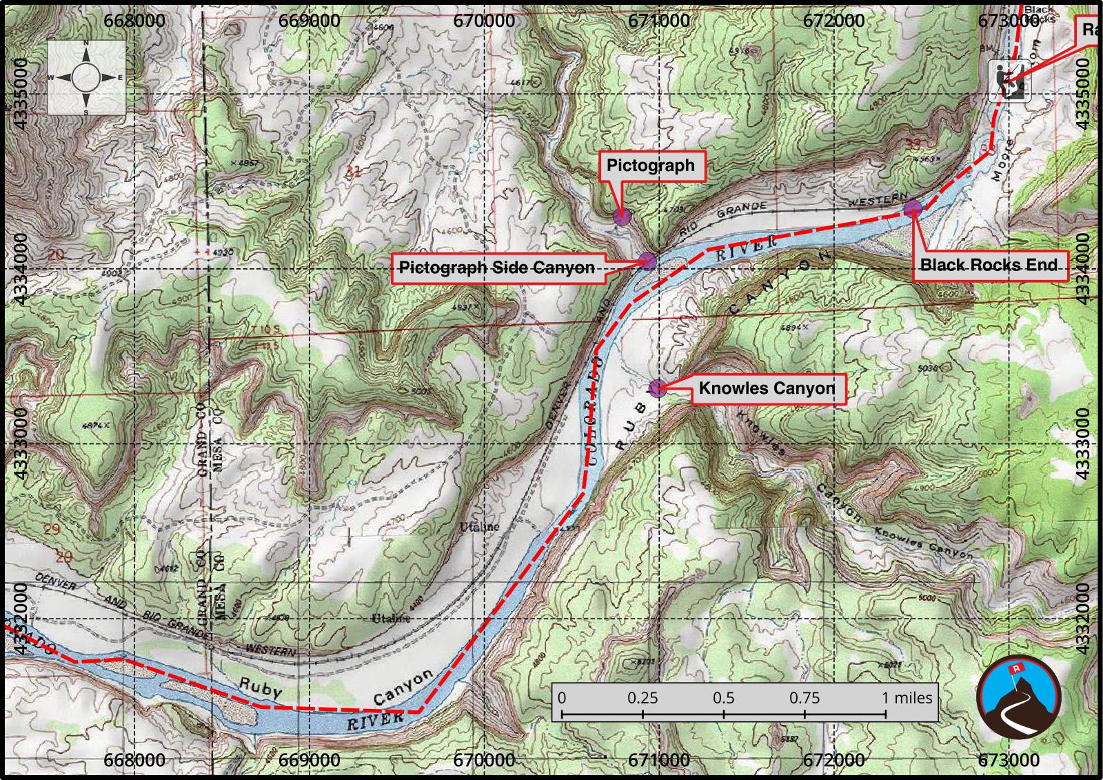 Ruby Horsethief Campsite Map Floating Ruby And Horsethief Canyons - Colorado River - Road Trip Ryan