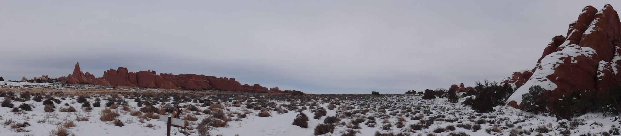 Panorama from the trail