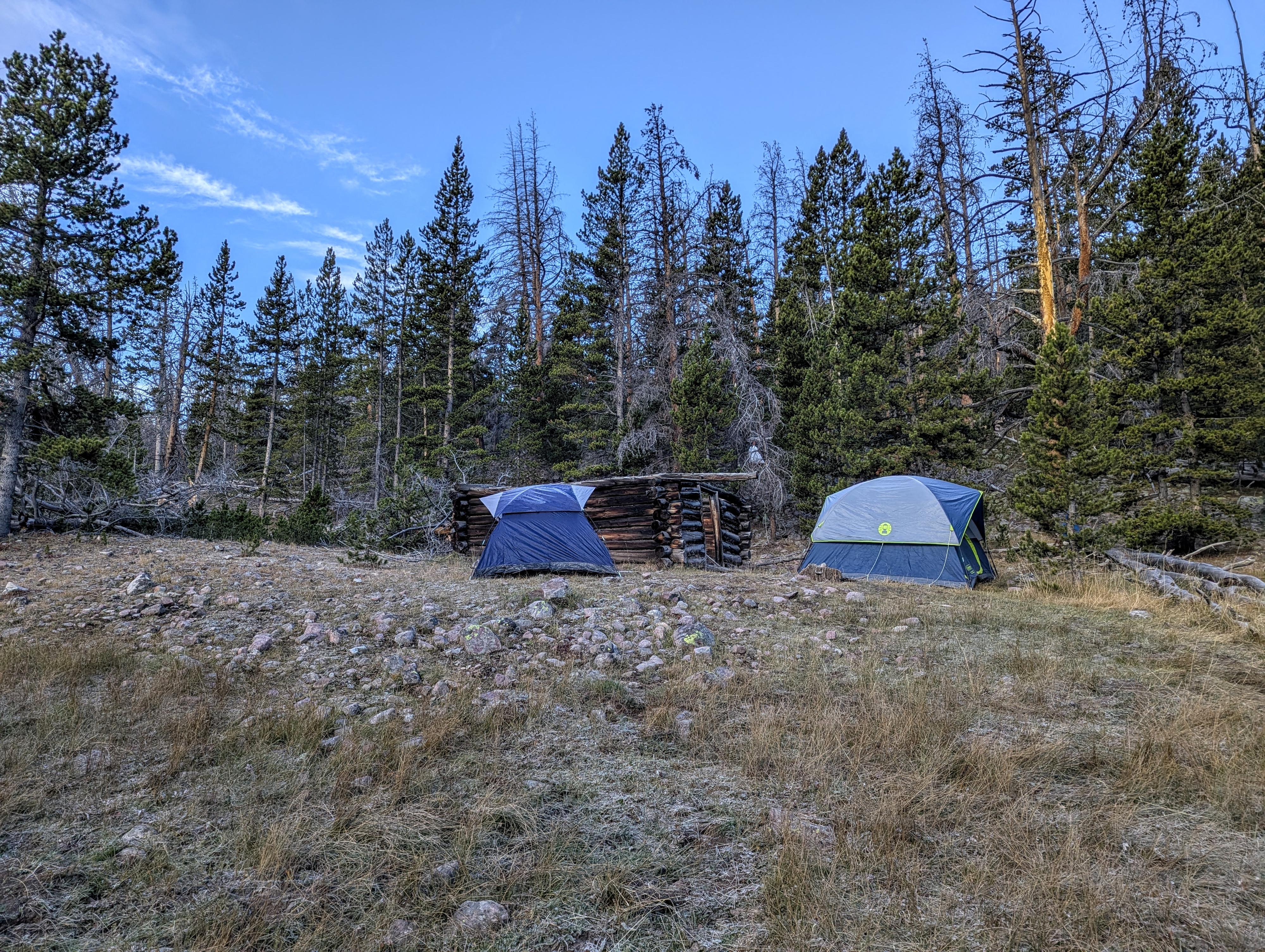 An old cabin and a couple of new ones!