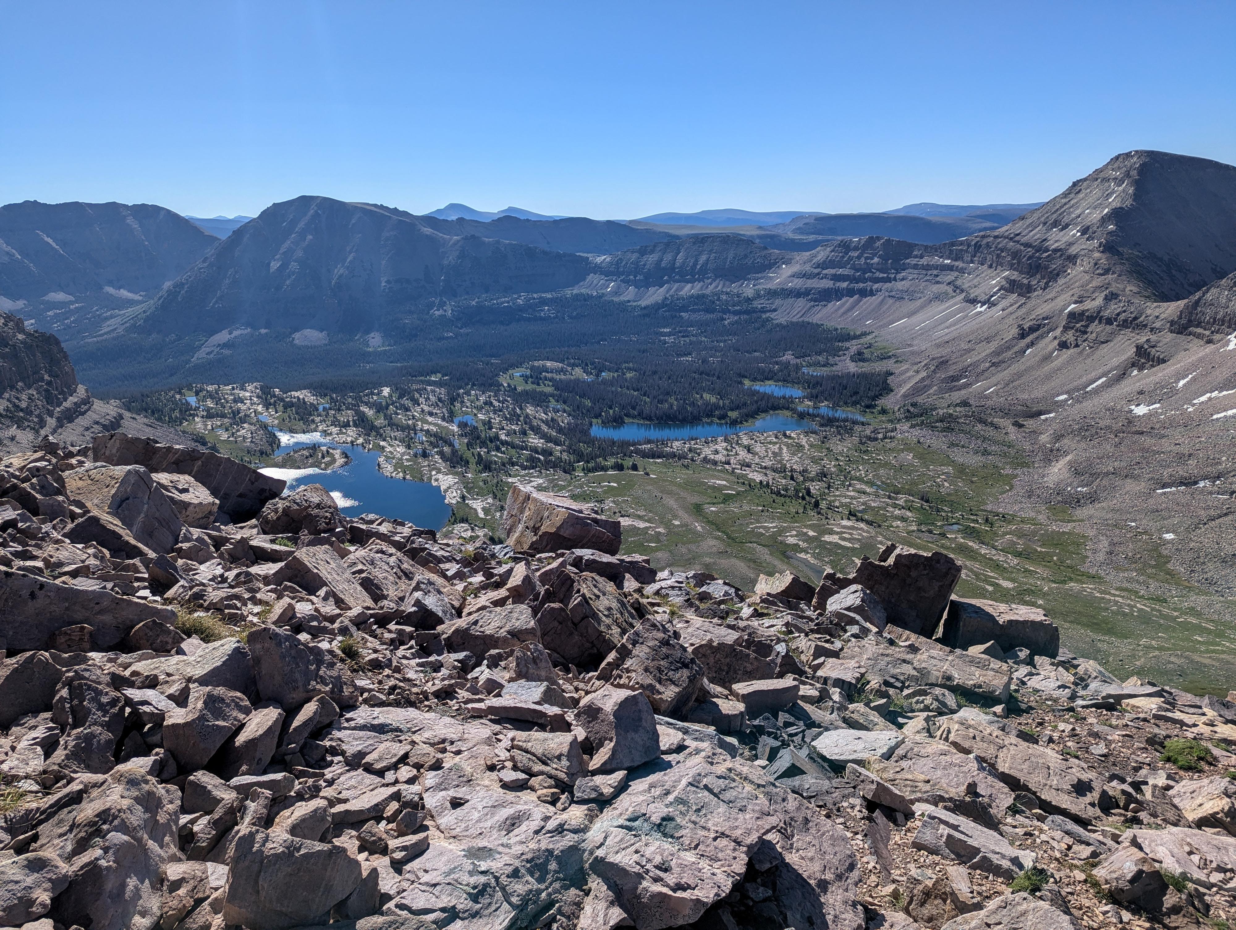 Middle Basin from the ridge. Stunning!