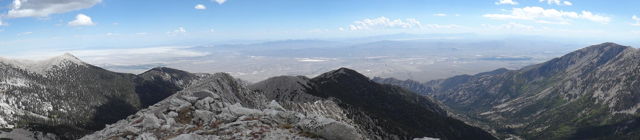Panorama from the summit of Ibapah peak.