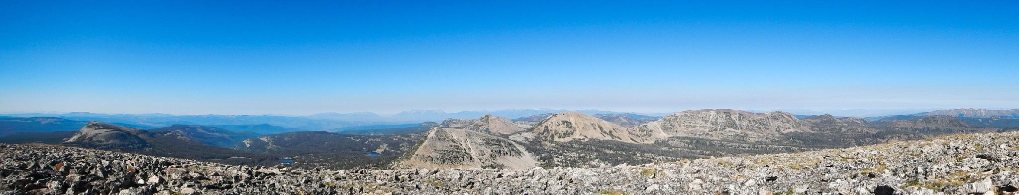 Panorama from the summit of Mount Watson
