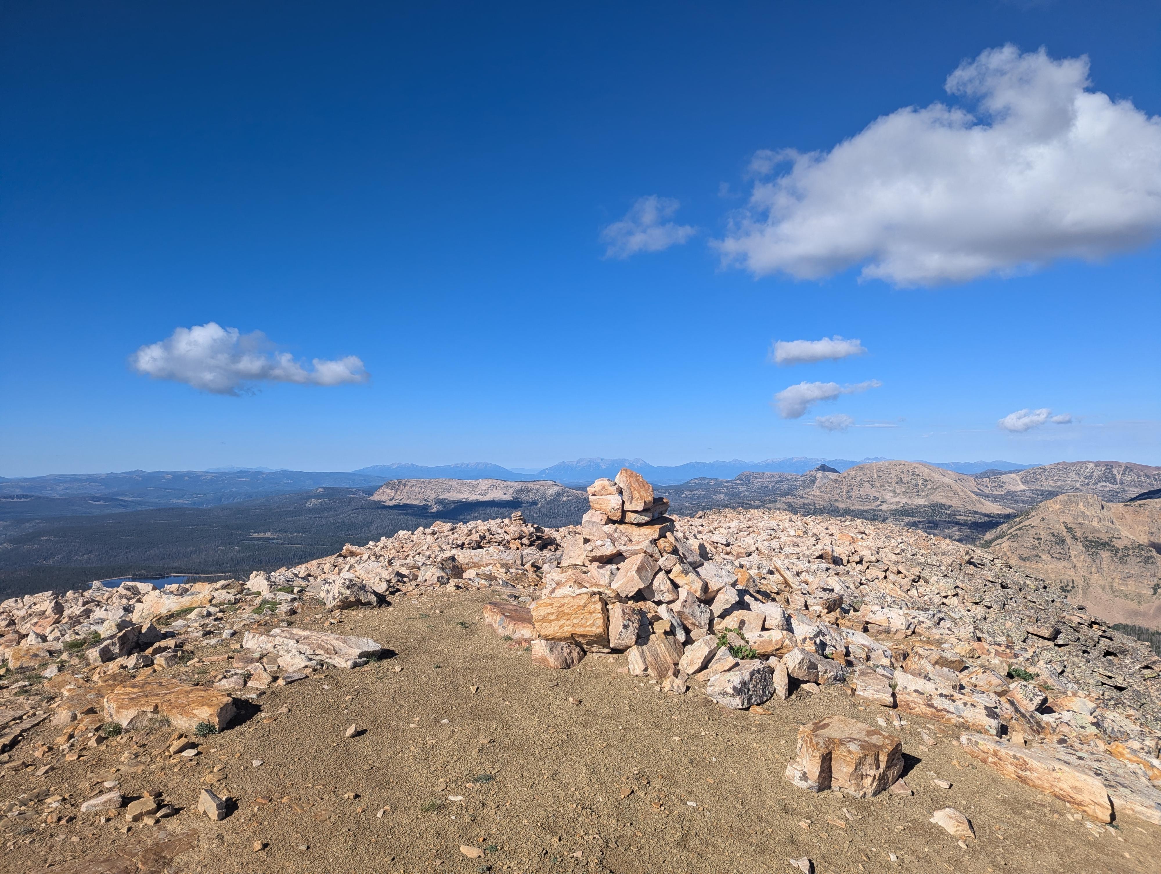 Views west from the summit of Reids Peak