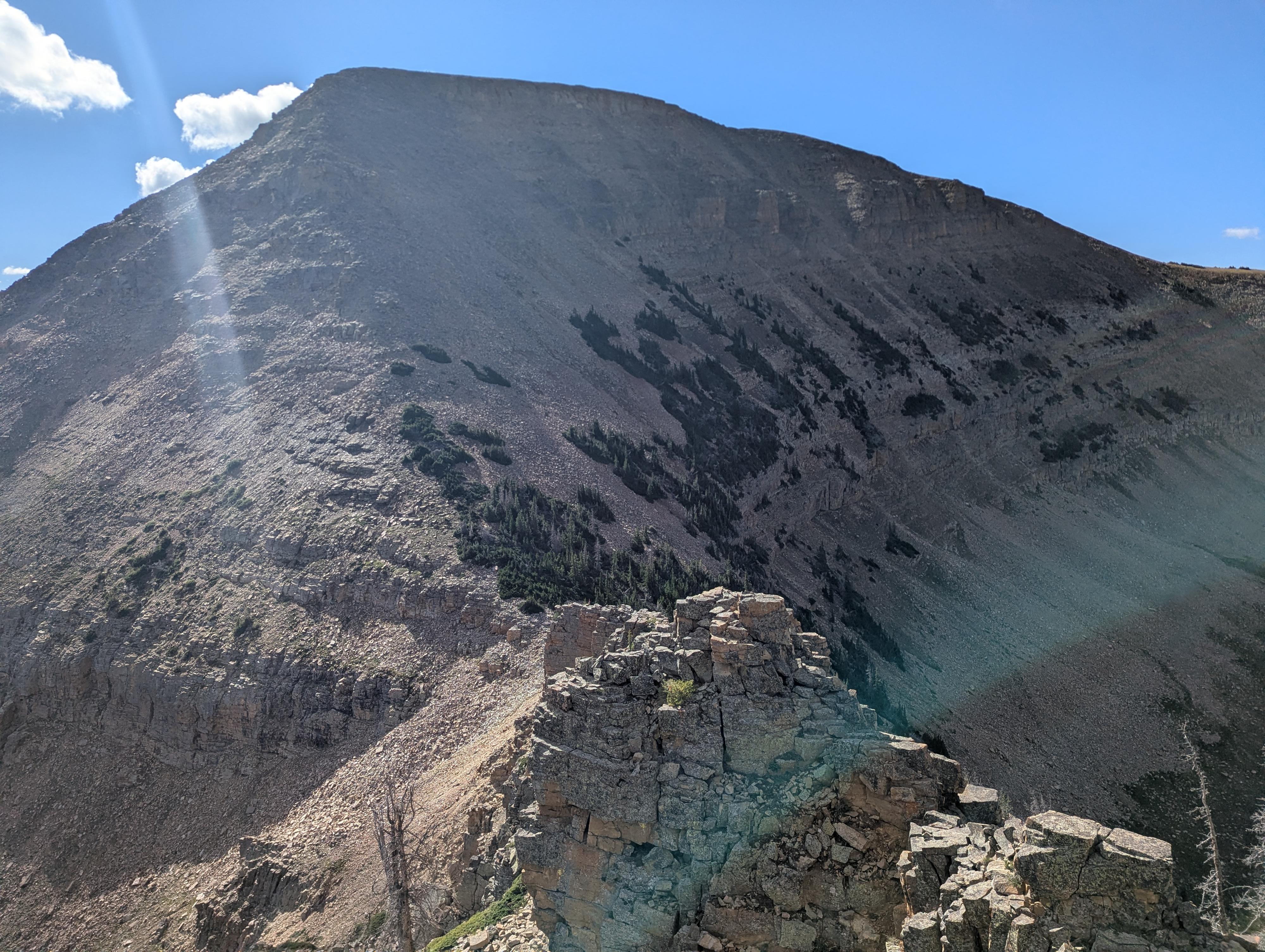 Bald Mountain while heading down from Reids. 