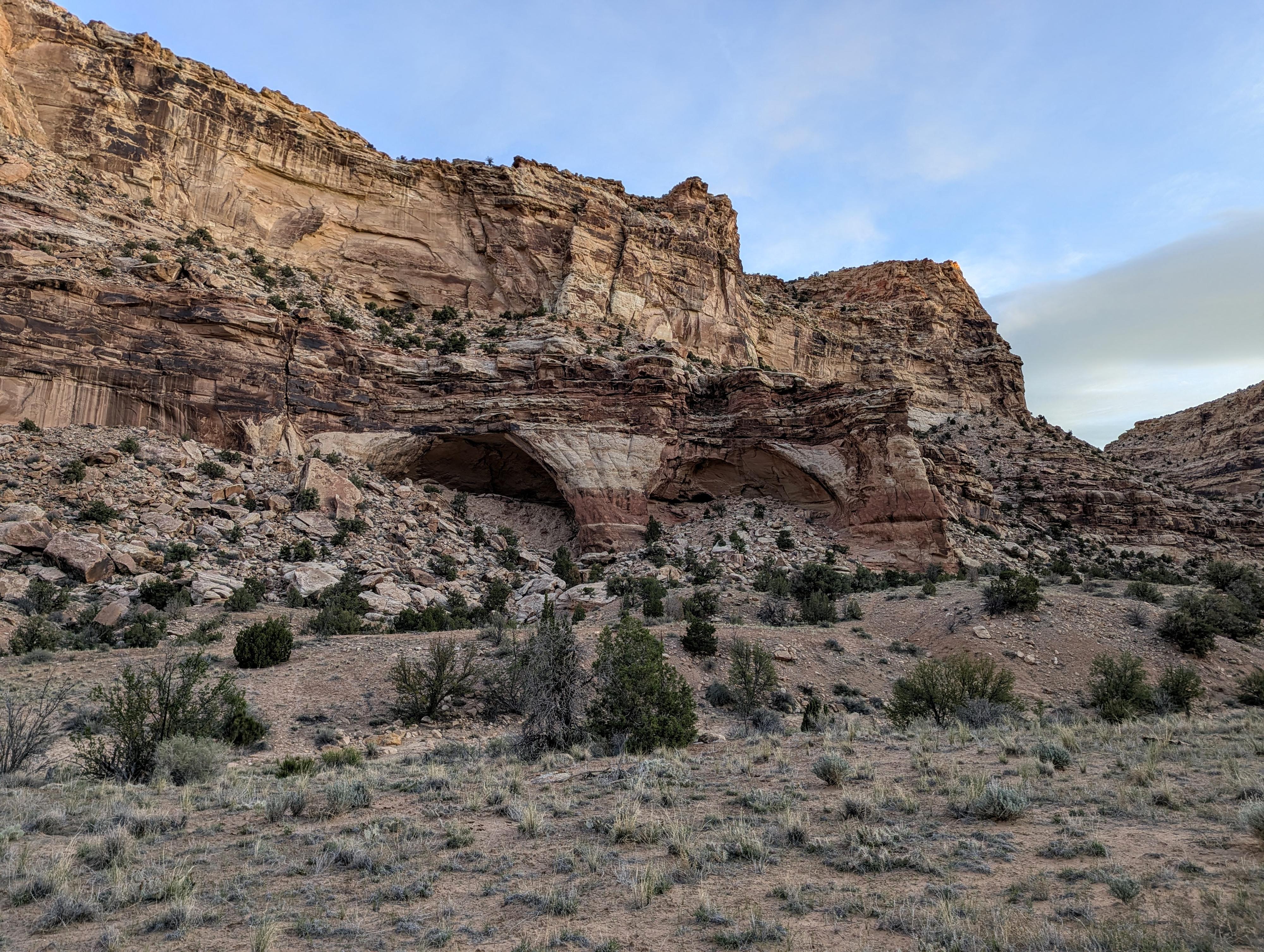 The alcoves at the end of the hike