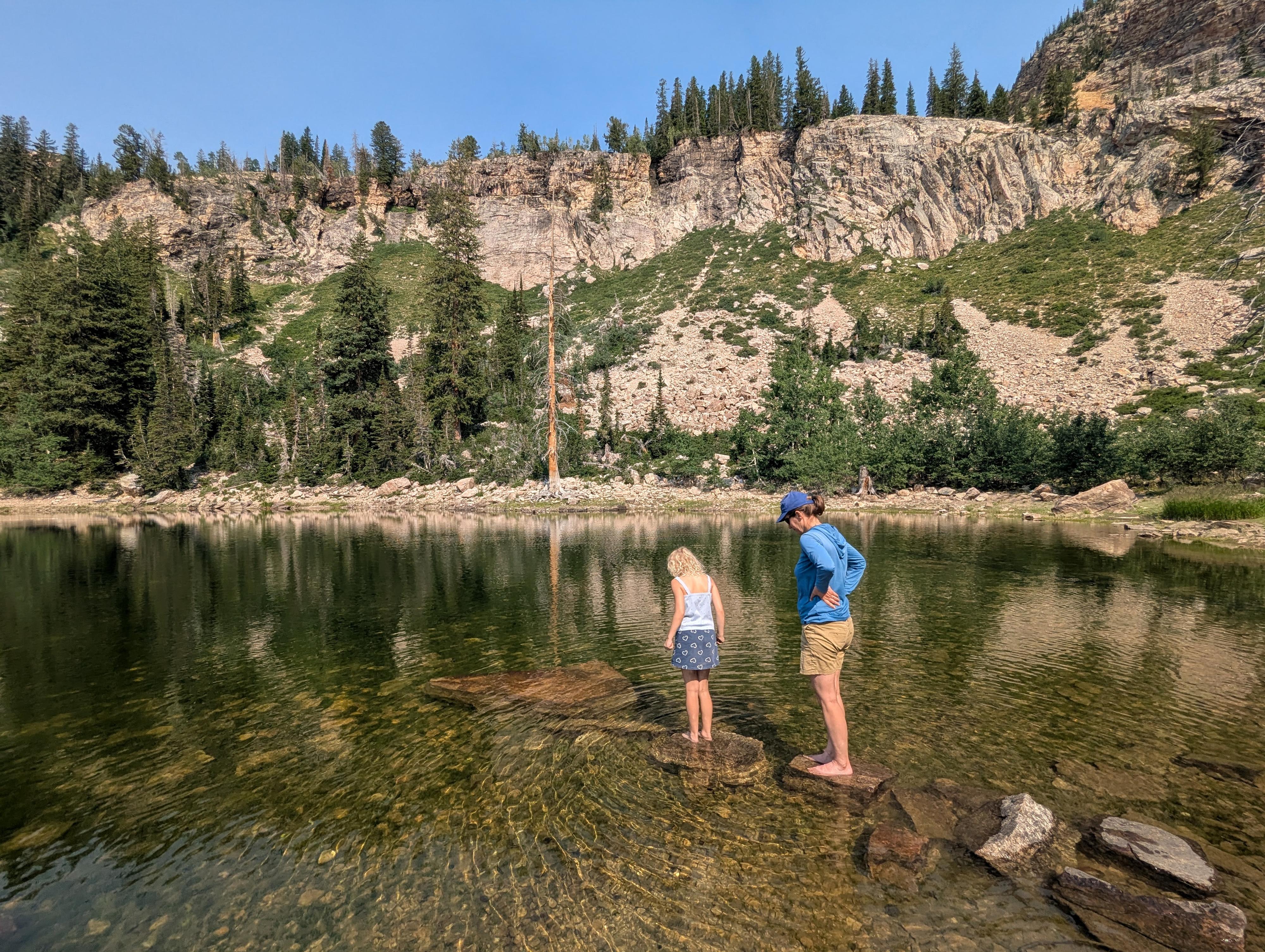 Pittsburg Lake on a hot summers day