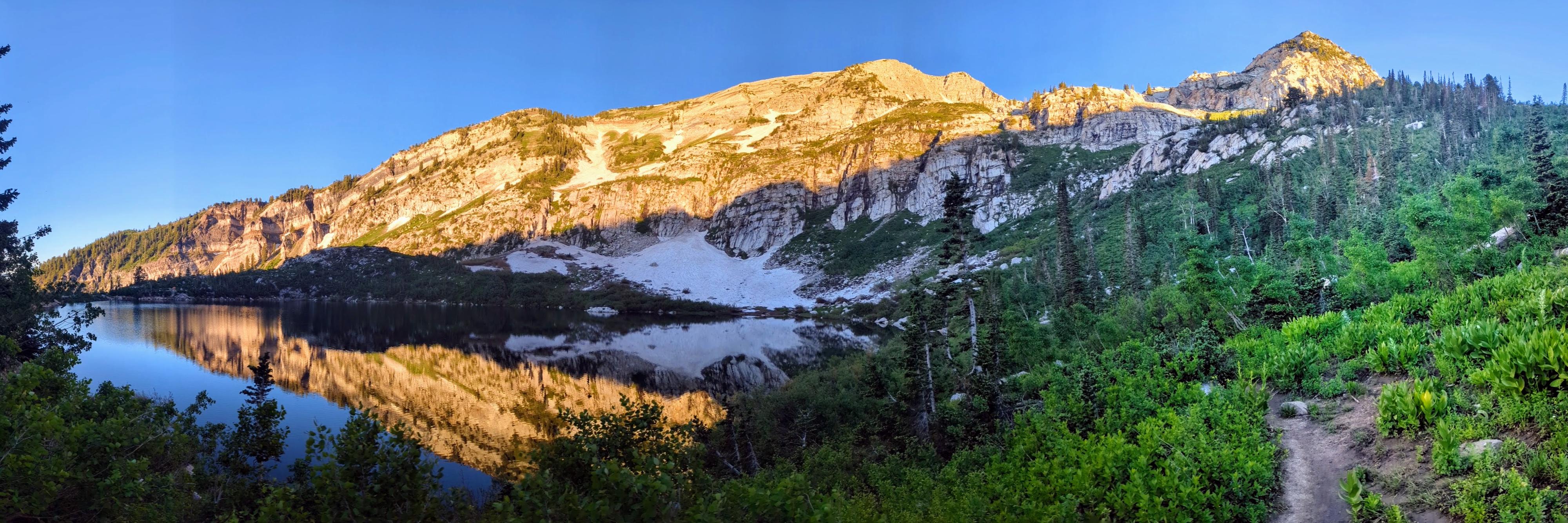 Silver Lake Silver Lake and Silver Glance Lake American Fork Canyon