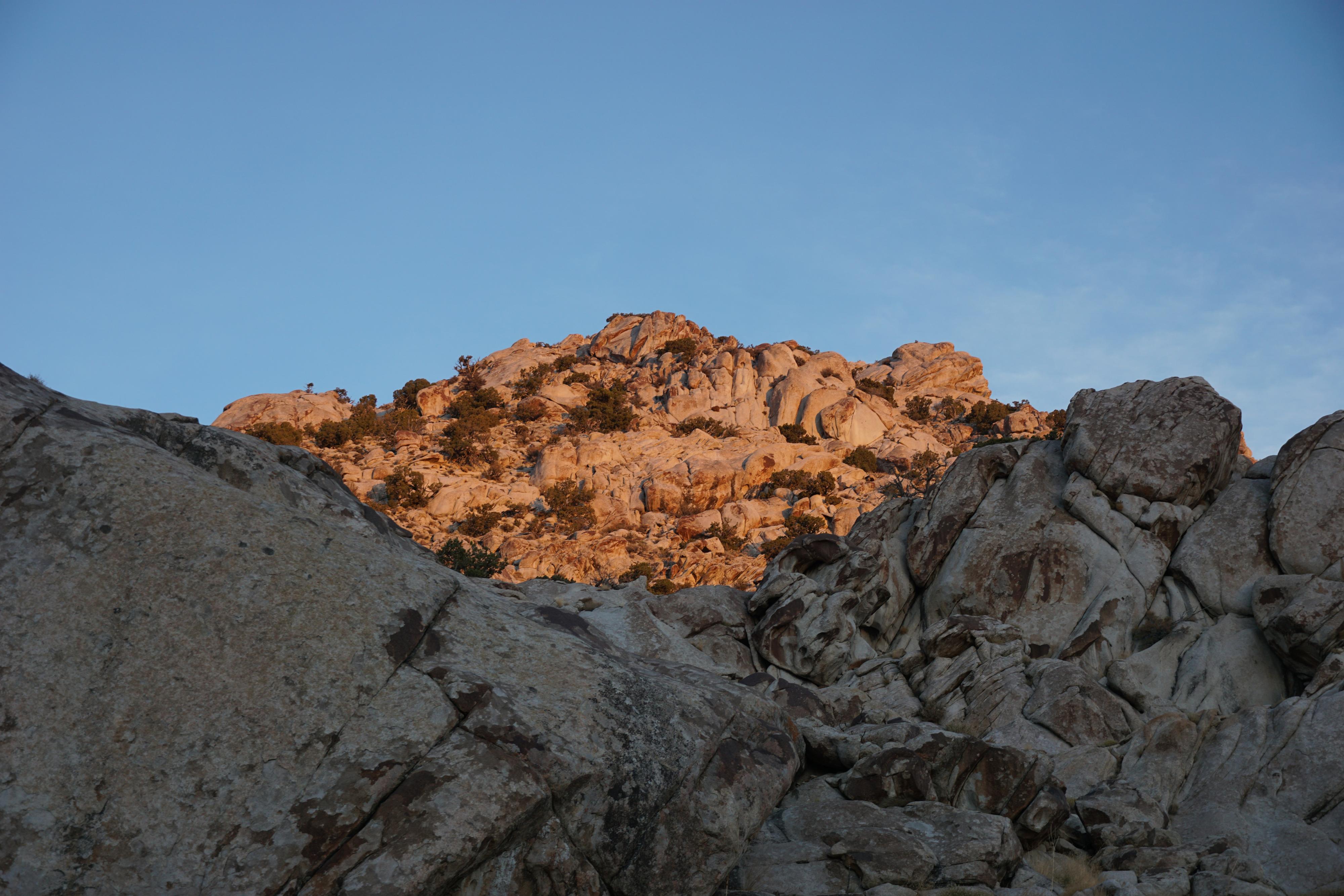 desert mountains sunrise