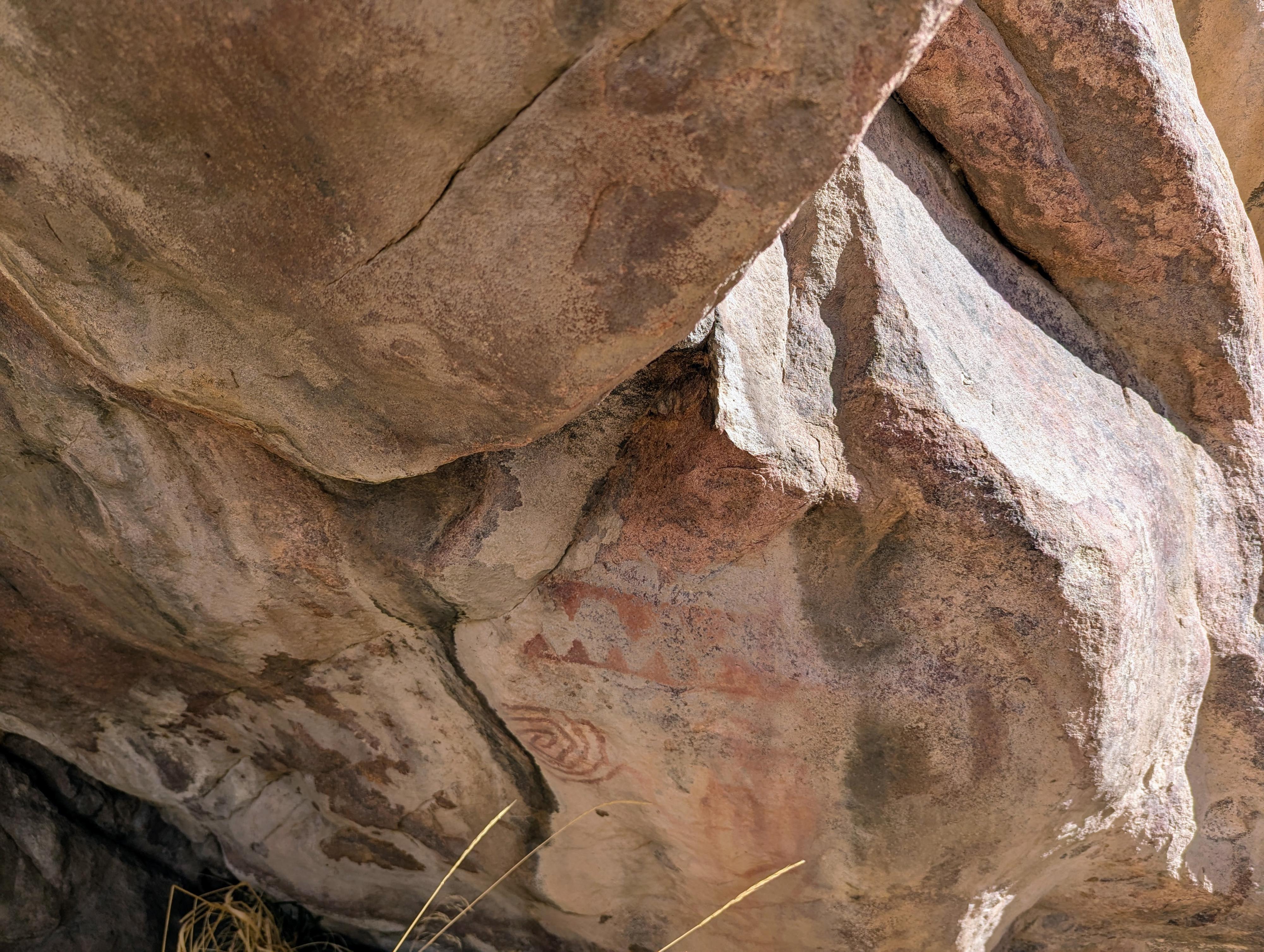 More pictographs at the Fool Creek site. 