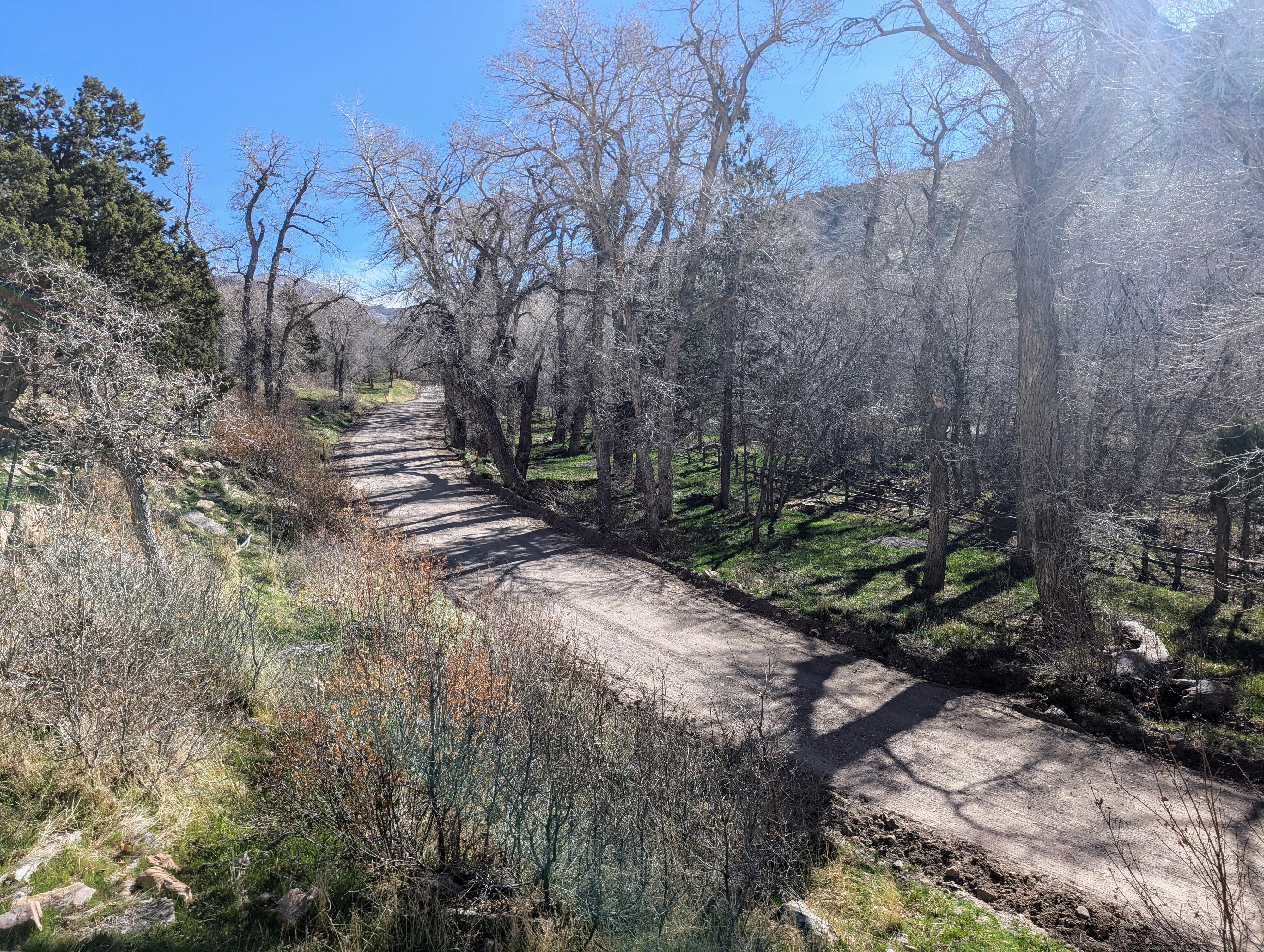 Oak Creek Canyon road from the panel 