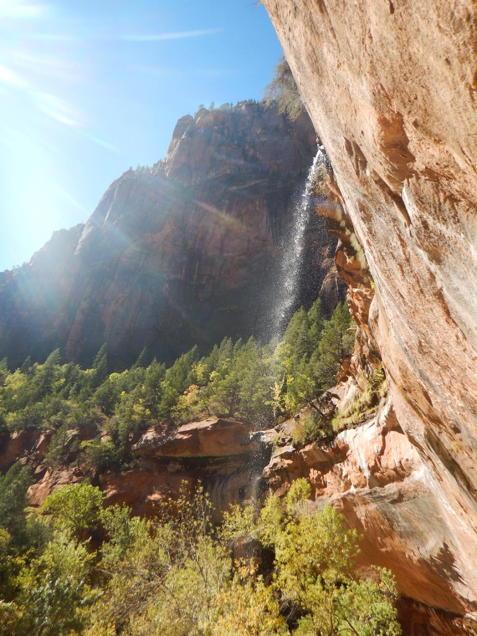 The Waterfall Into The Lower Emerald Pool Emerald Pools Zion Road Trip Ryan