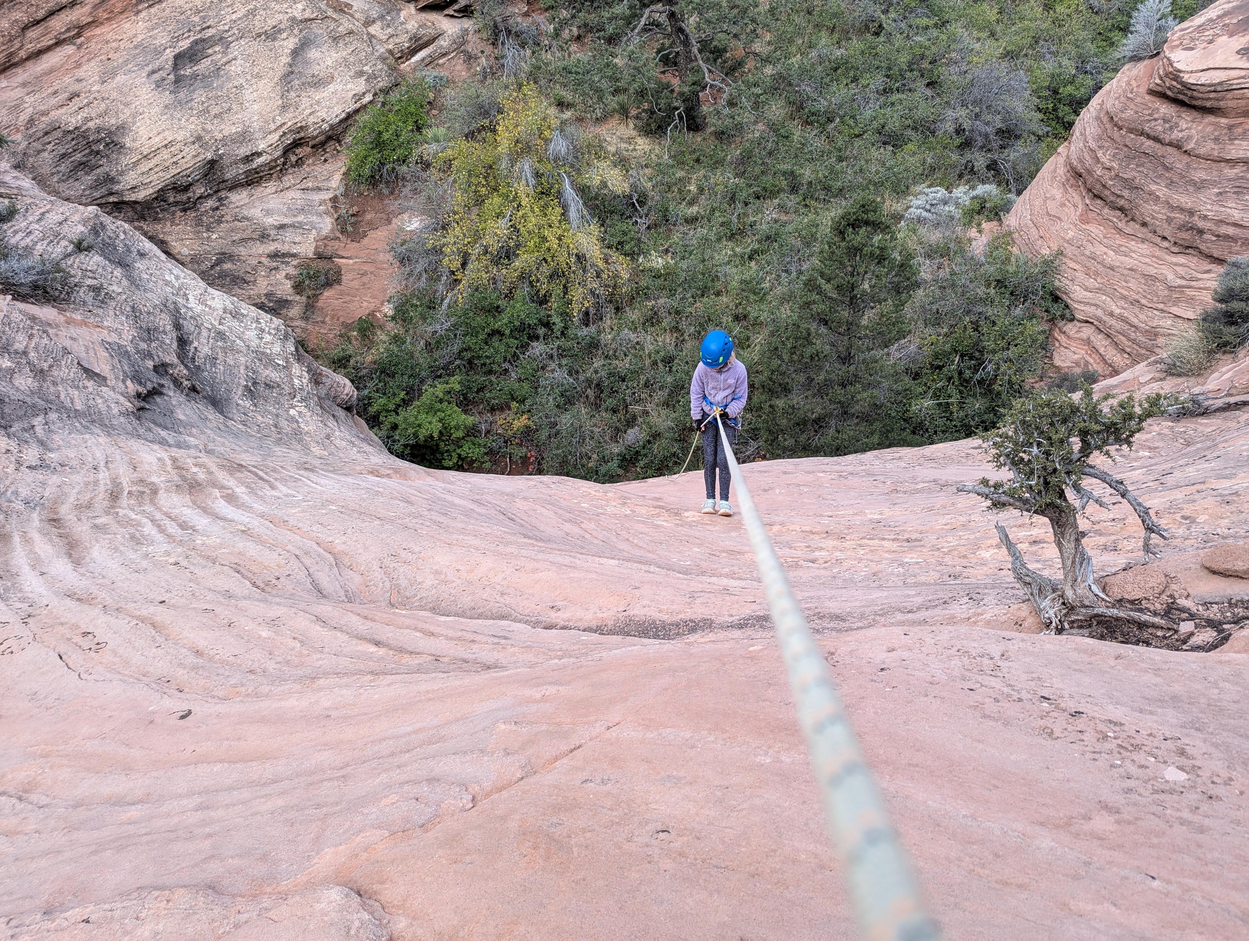 Rappel 1 in Lambs Knoll
