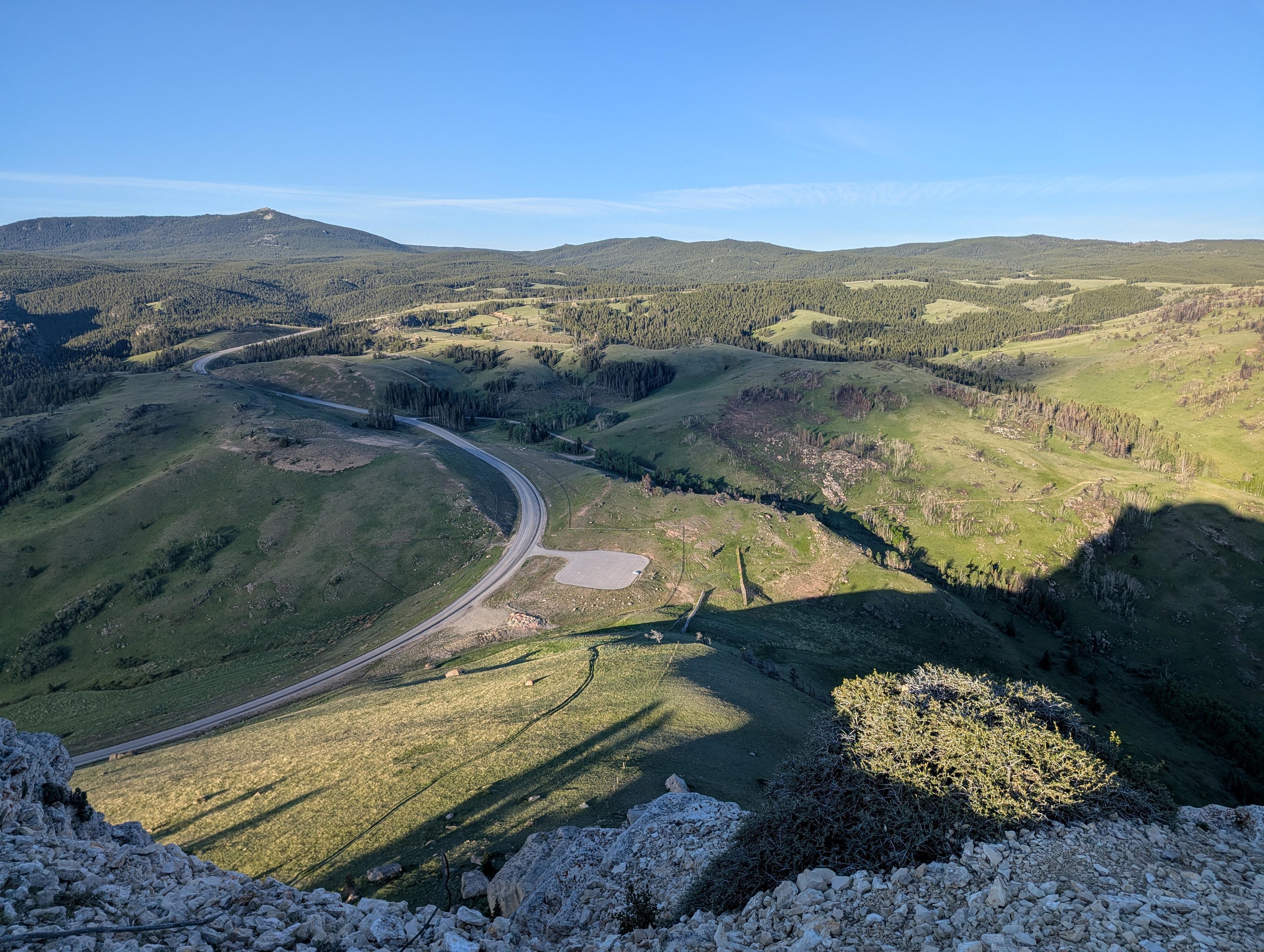 View from the summit of Steamboat Point