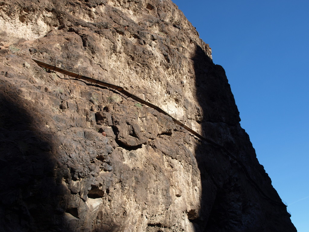 Old Catwalk - Entrance to the Black Canyon of the Colorado