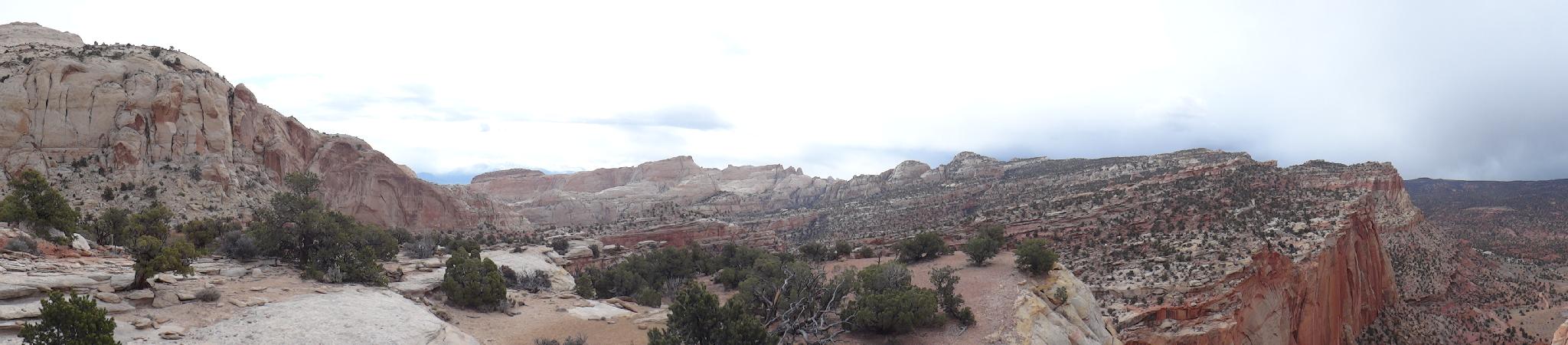Panorama from the end of the trail
