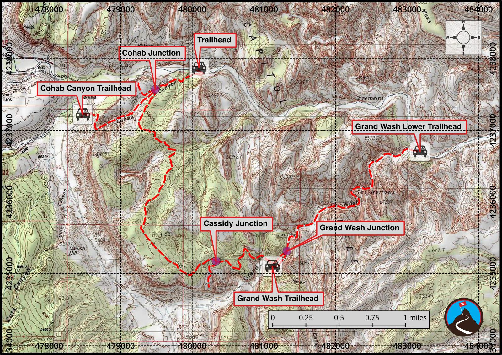 Hiking The Frying Pan Capitol Reef Road Trip Ryan