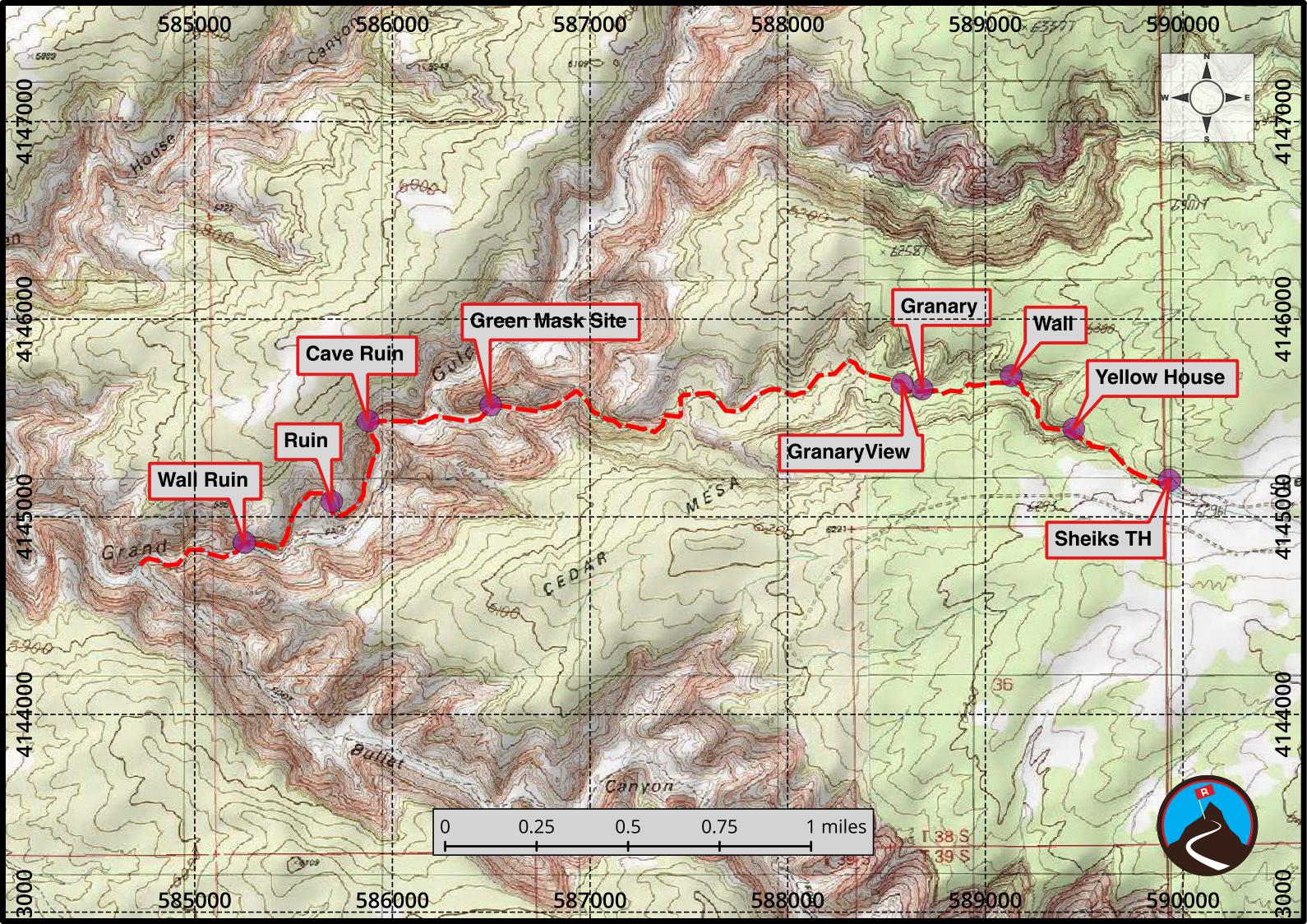 Hiking Bullet Canyon Grand Gulch Road Trip Ryan
