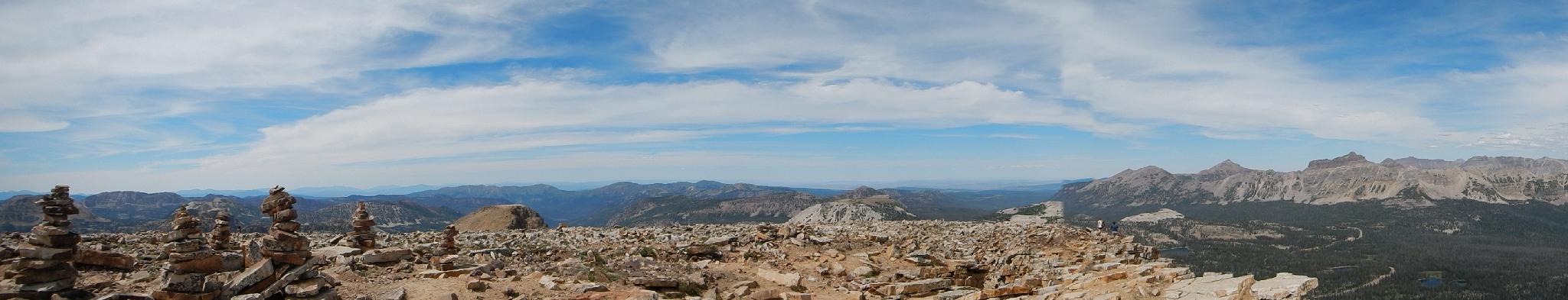 Panorama from the summit of Bald Mountain