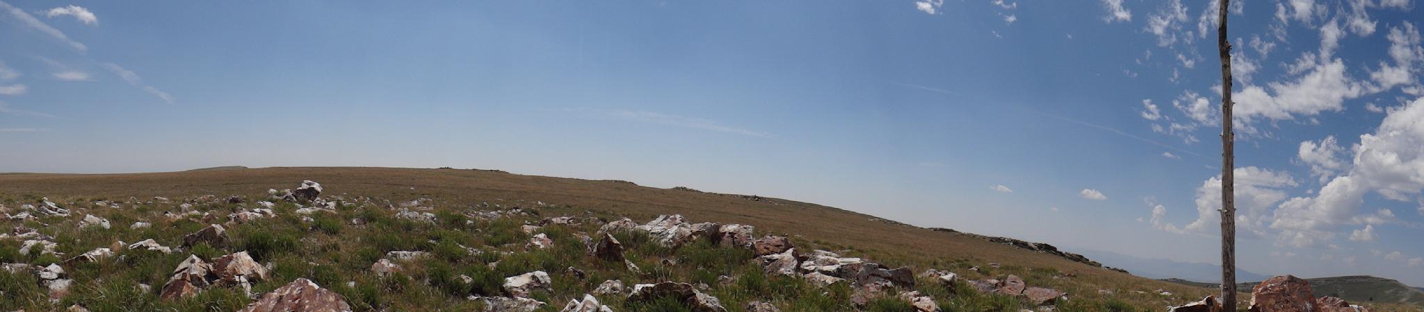 Panorama from the summit.
