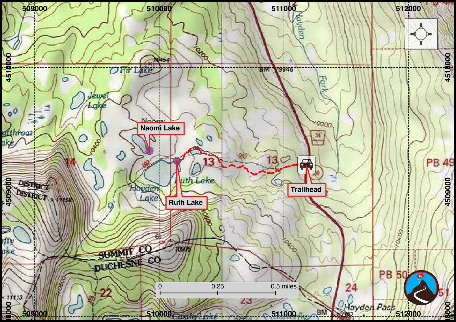 Hiking Ruth Lake Western Uintas Road Trip Ryan