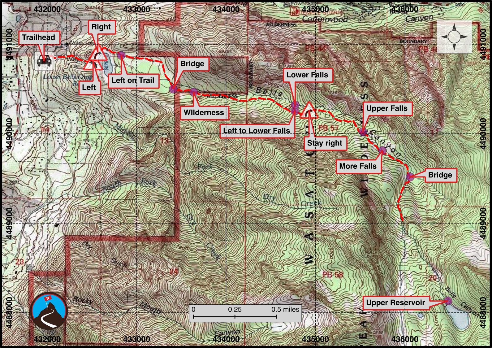 Hiking Bells Canyon Salt Lake City Road Trip Ryan