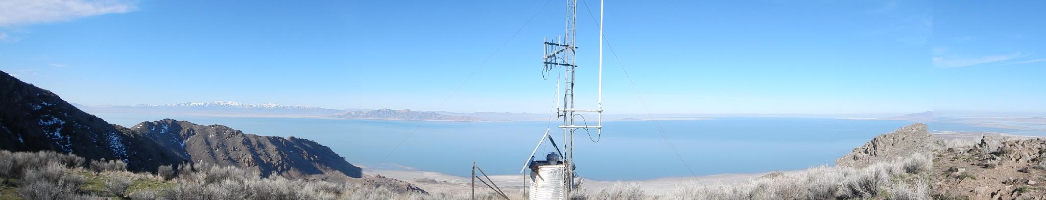 View to the west from the antenna