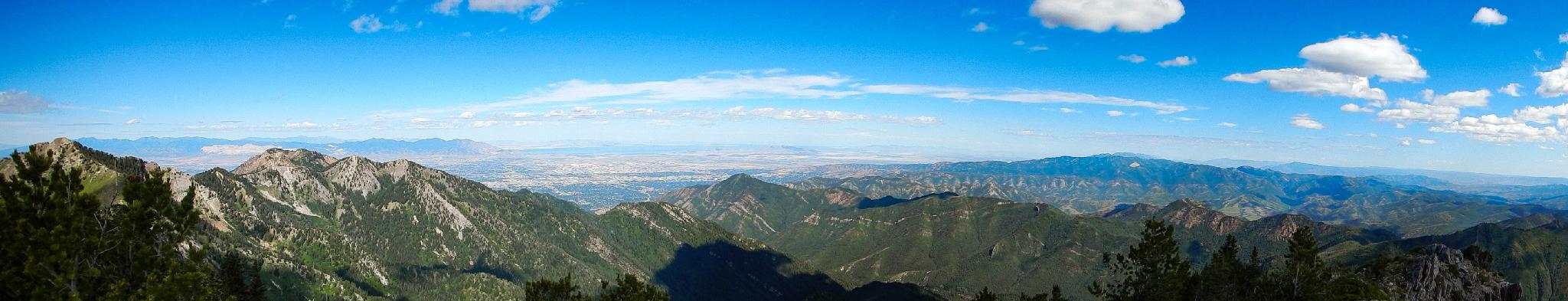 Panorama from the summit.