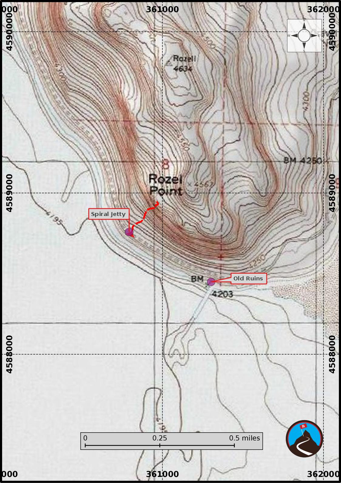 Roadside Attraction Spiral Jetty Promontory Point Road Trip Ryan