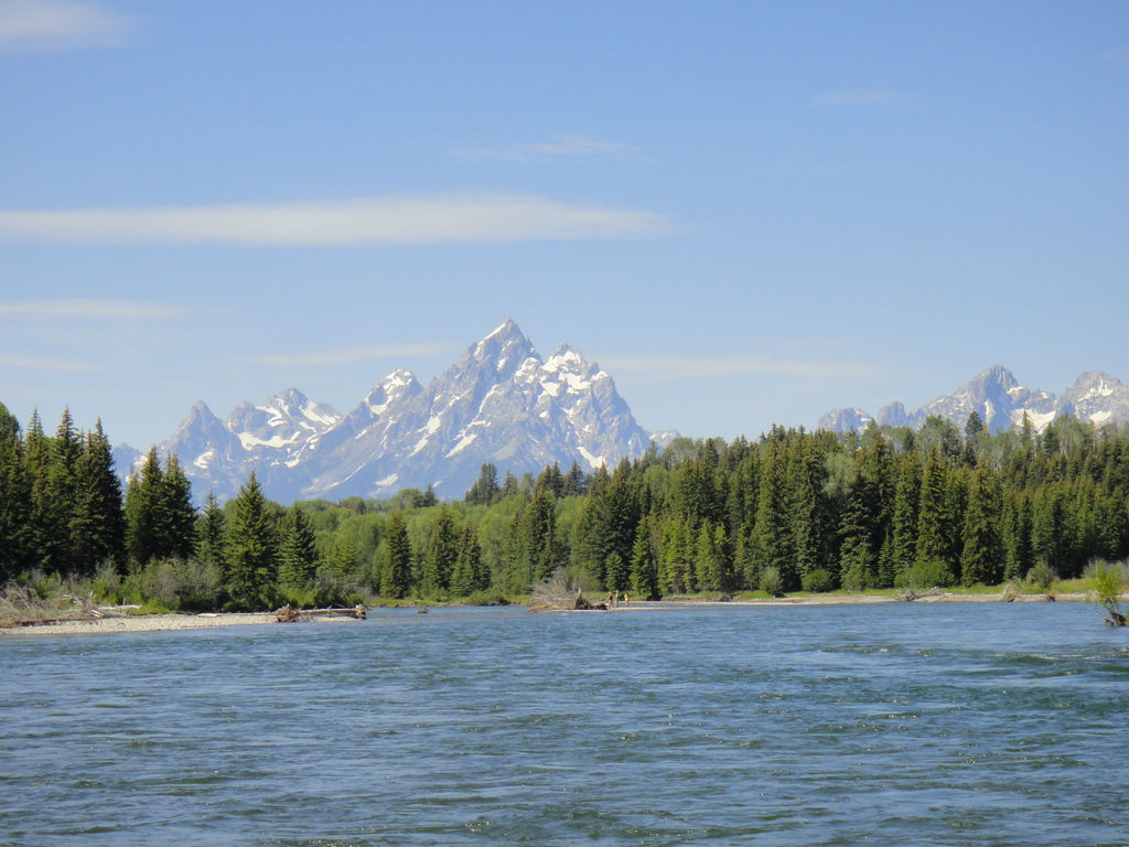 View of the Grand Teton - Snake River - Grand Teton National Park