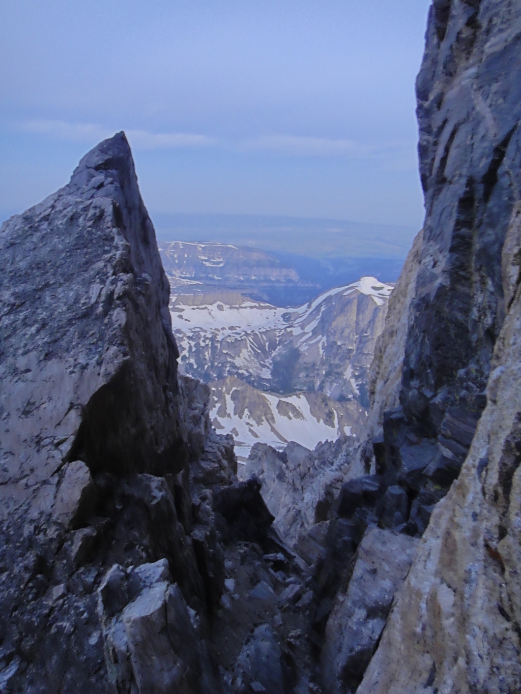 Dawn - Several Pitches up Upper Exum