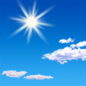 Sunny, with a high near 59.