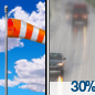 A chance of rain. Partly sunny, with a high near 58.
