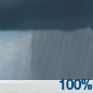Rain showers. Cloudy, with a high near 52.
