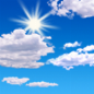 Mostly sunny, with a high near 70. East northeast wind 5 to 10 mph.