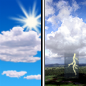 A slight chance of showers and thunderstorms after noon. Sunny, with a high near 53. Southeast wind around 7 mph.